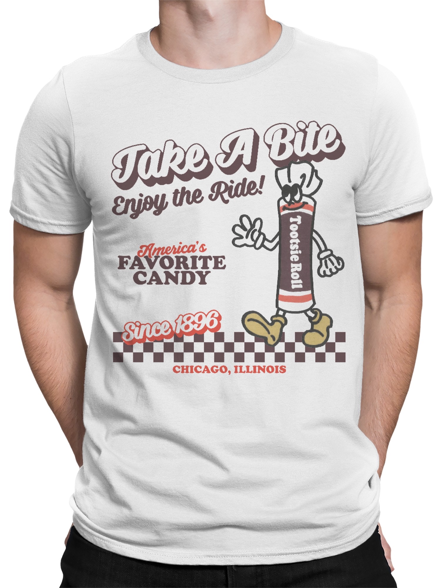 Camiseta para hombre Tootsie Roll publicidad vintage con licencia oficial - Imagen 8 de 9