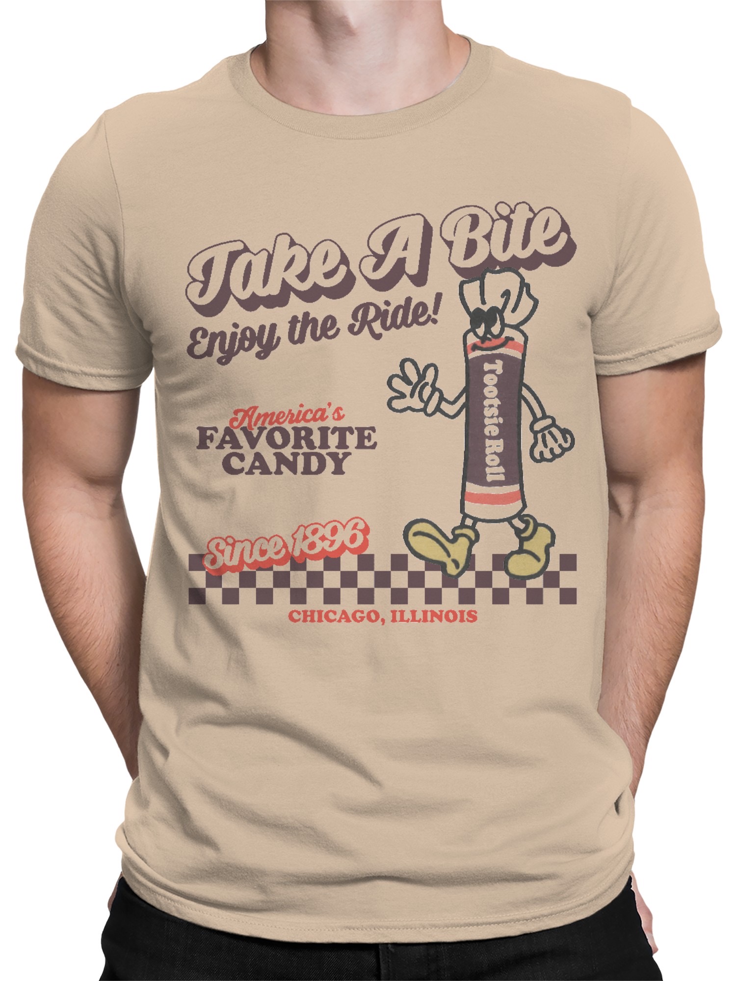 Camiseta para hombre Tootsie Roll publicidad vintage con licencia oficial - Imagen 5 de 9