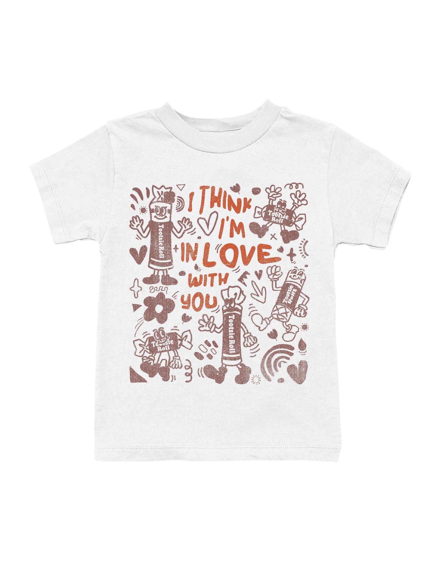 Officially Licensed Tootsie Roll Whimsical Love Youth's T-shirt - Picture 7 of 9