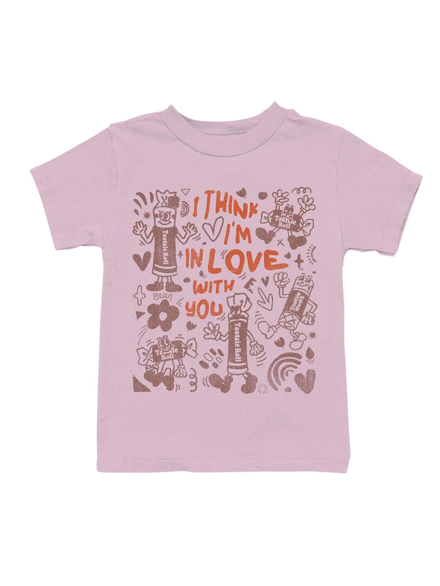 Officially Licensed Tootsie Roll Whimsical Love Youth's T-shirt - Picture 4 of 9