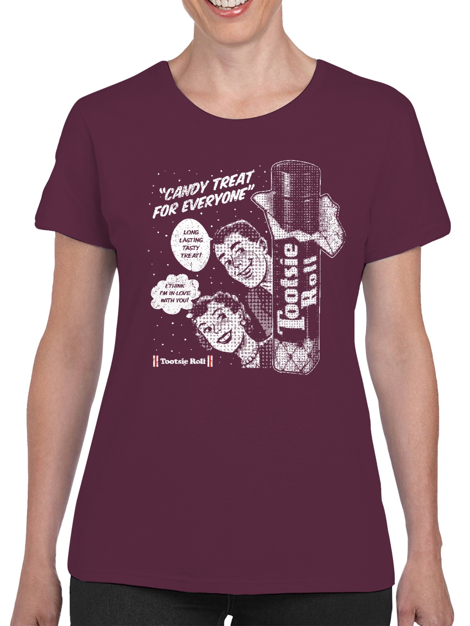 Camiseta para mujer Tootsie Roll publicidad retro con licencia oficial - Imagen 8 de 15