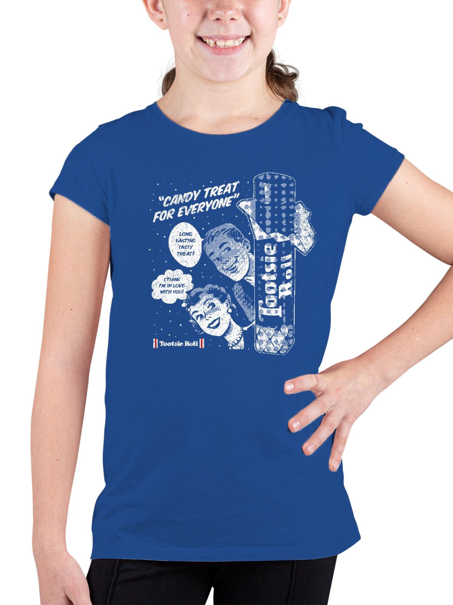 Officially Licensed Tootsie Roll Retro Advertisement Youth's T-shirt - Picture 11 of 12