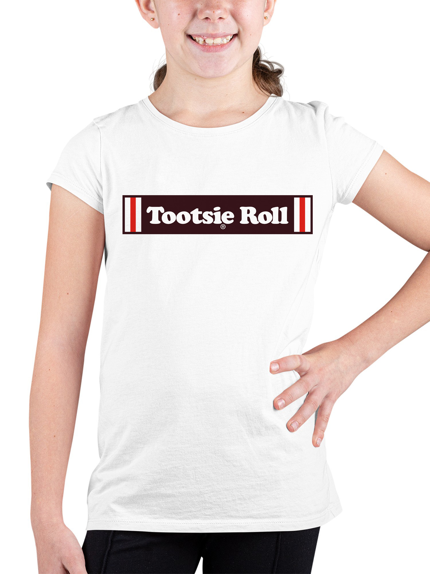 Officially Licensed Tootsie Roll Logo Youth's T-shirt - Picture 5 of 6