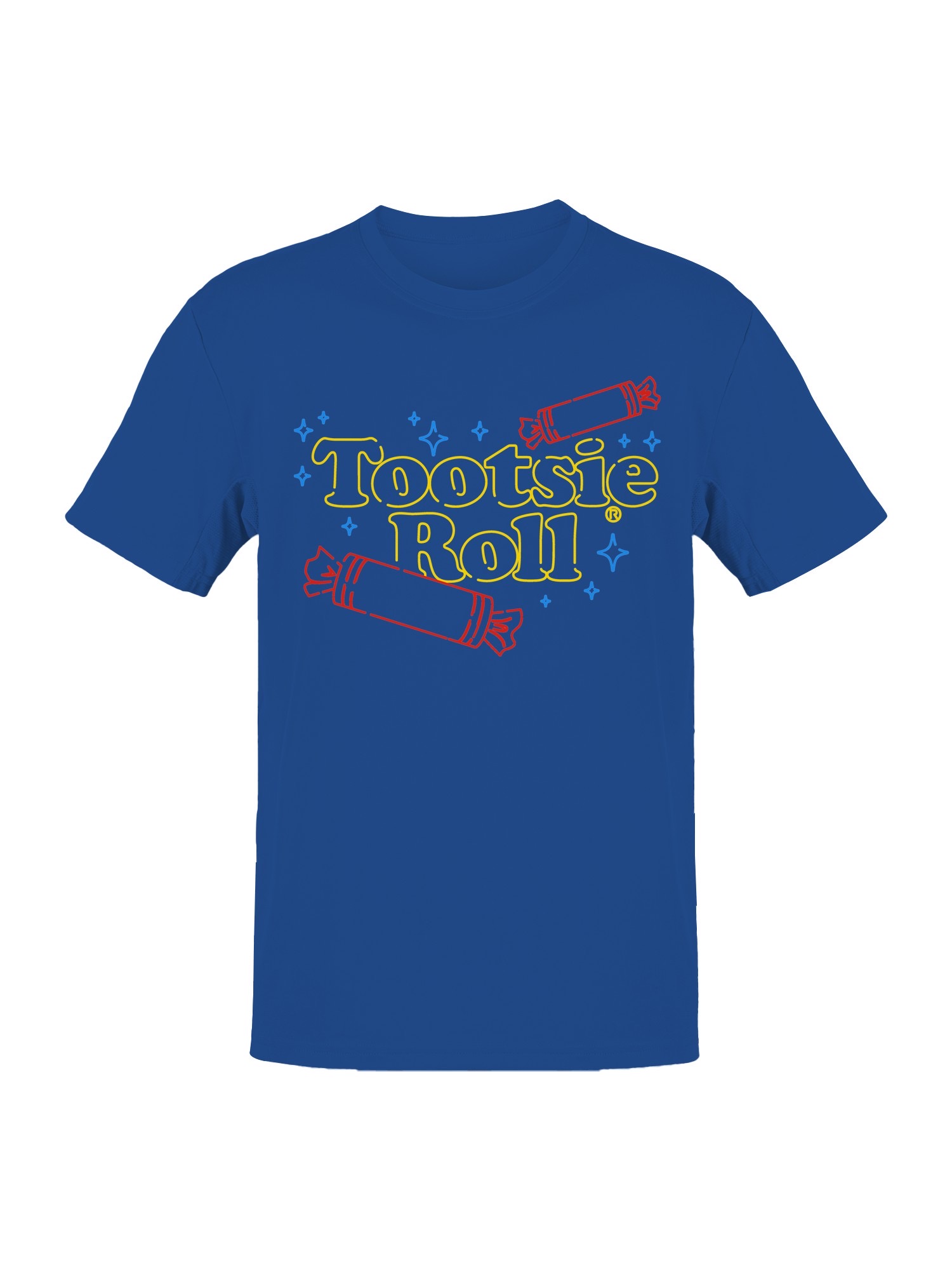 Camiseta para hombre Tootsie Roll con licencia oficial diseño neón vibrante - Imagen 10 de 12