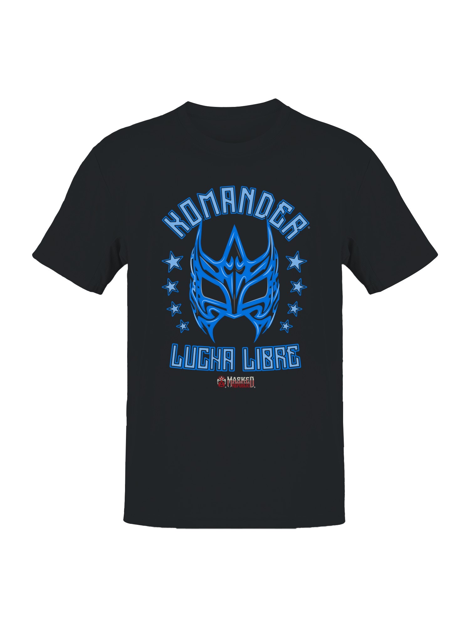Camiseta para hombre con licencia oficial Legends of Lucha Libre Komander Lucha Póster - Imagen 4 de 12