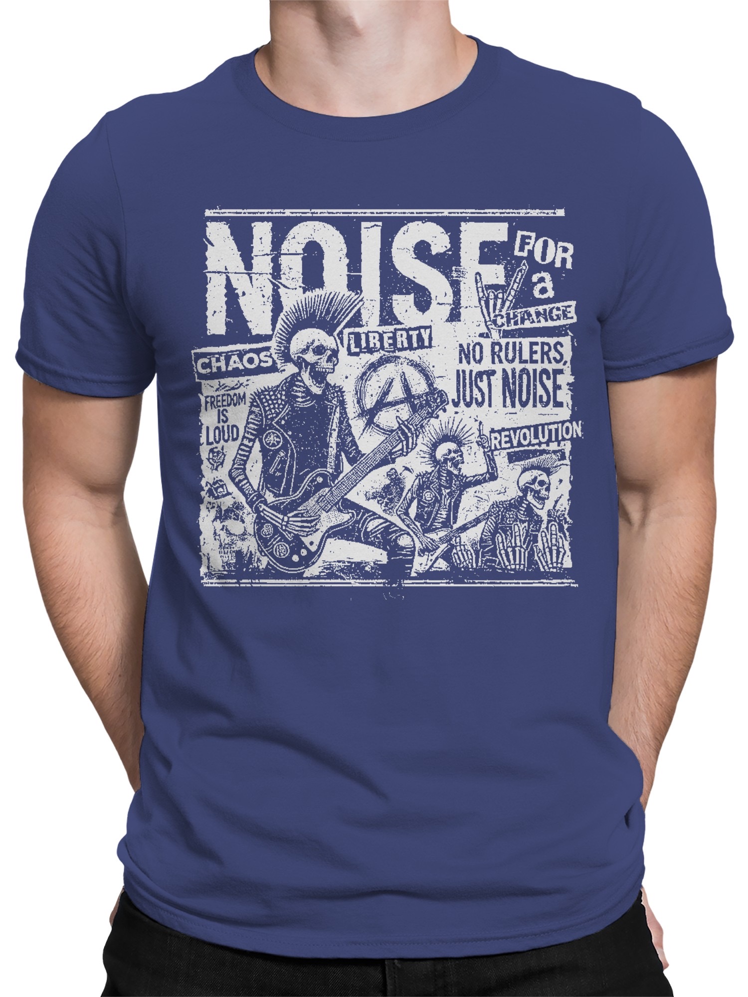 Punk Noise Revolution Artwork Men's T-shirt - Picture 5 of 15