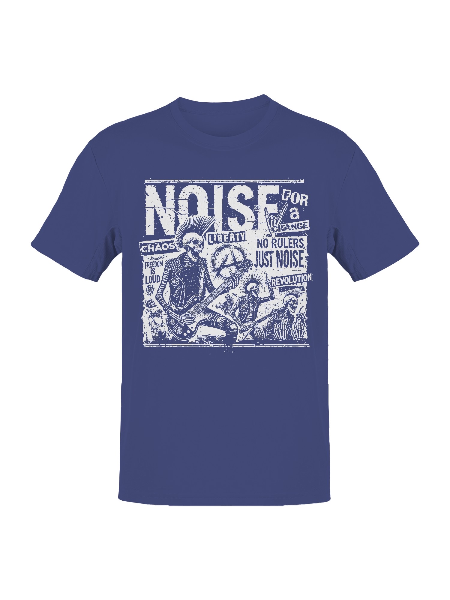 Punk Noise Revolution Artwork Men's T-shirt - Picture 4 of 15