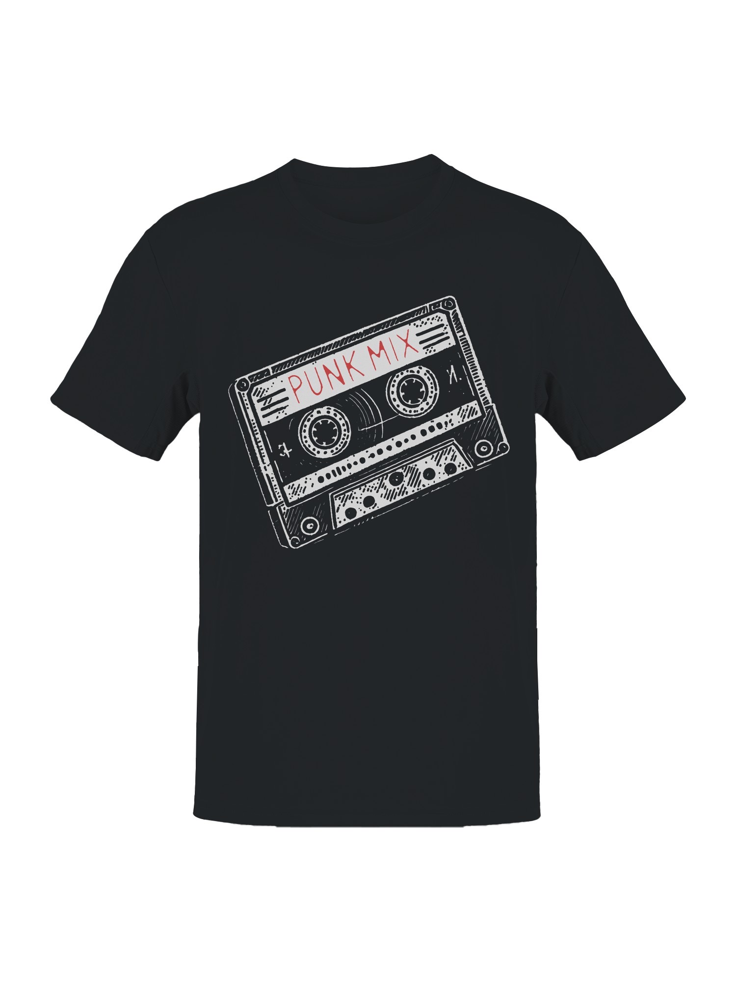 Retro Punk Mixtape Illustration Men's T-shirt - Picture 10 of 15