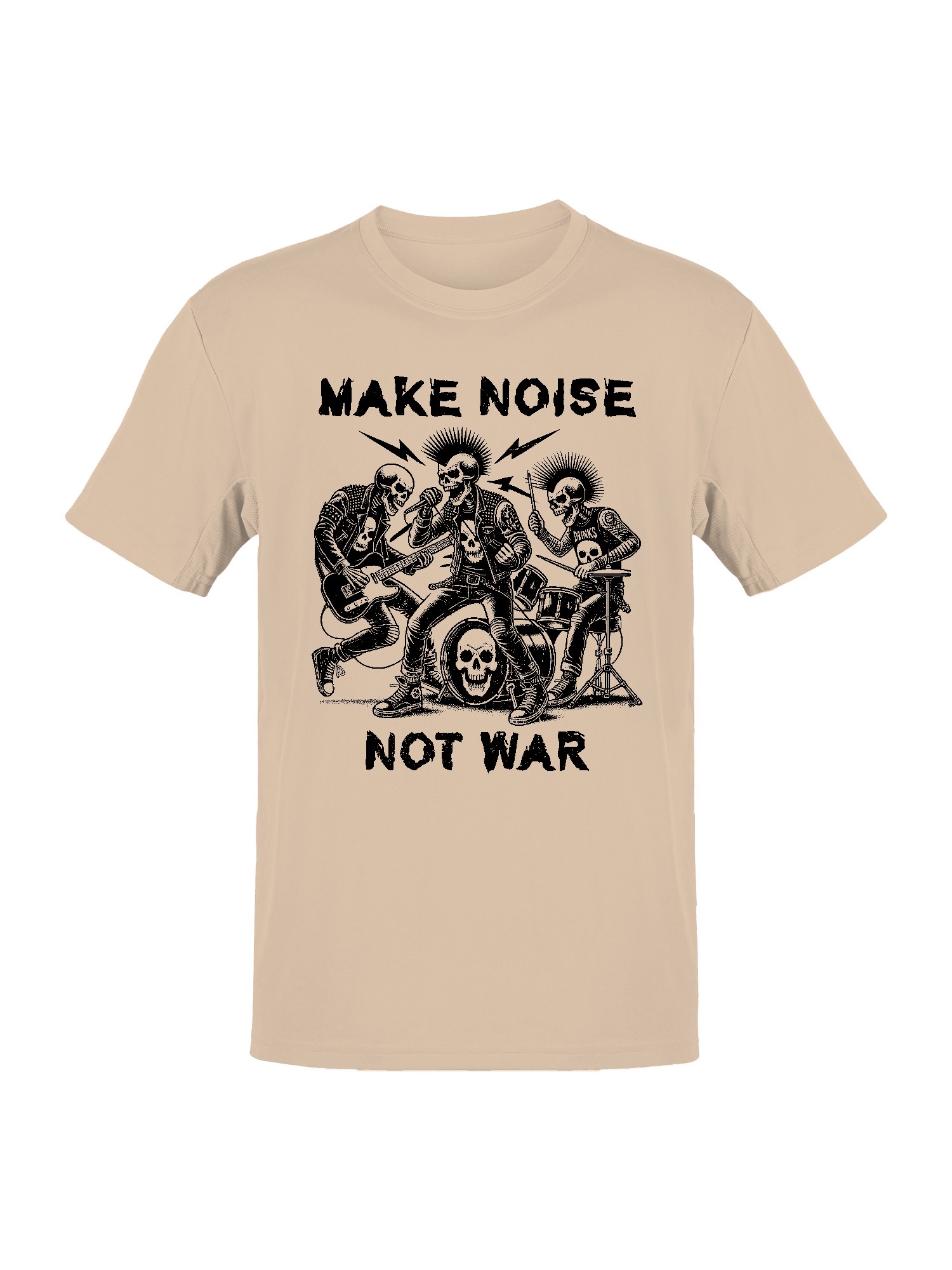 Camiseta para hombre Skulls Rocking Punk Band Illustration - Imagen 10 de 12