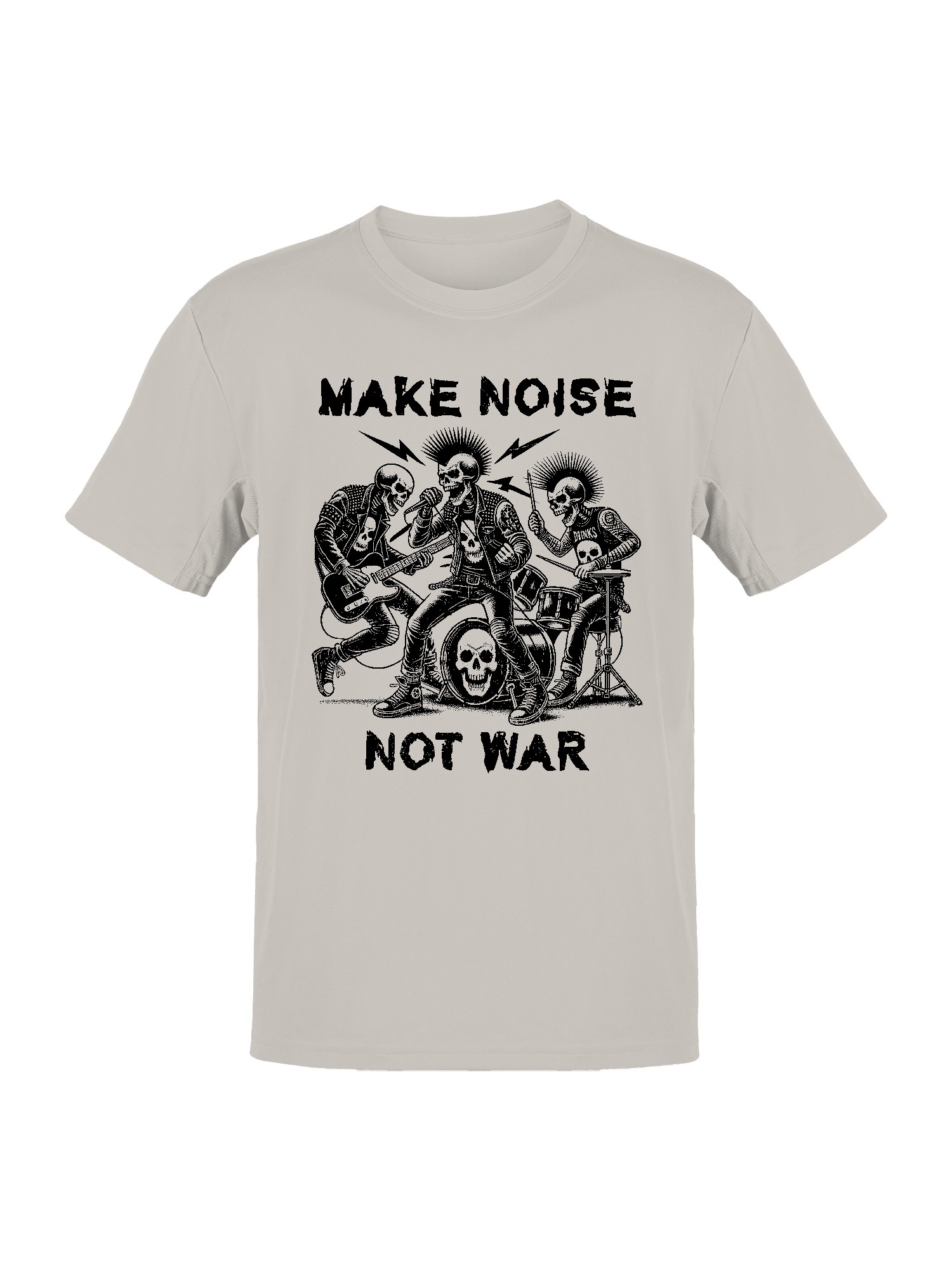 Camiseta para hombre Skulls Rocking Punk Band Illustration - Imagen 7 de 12