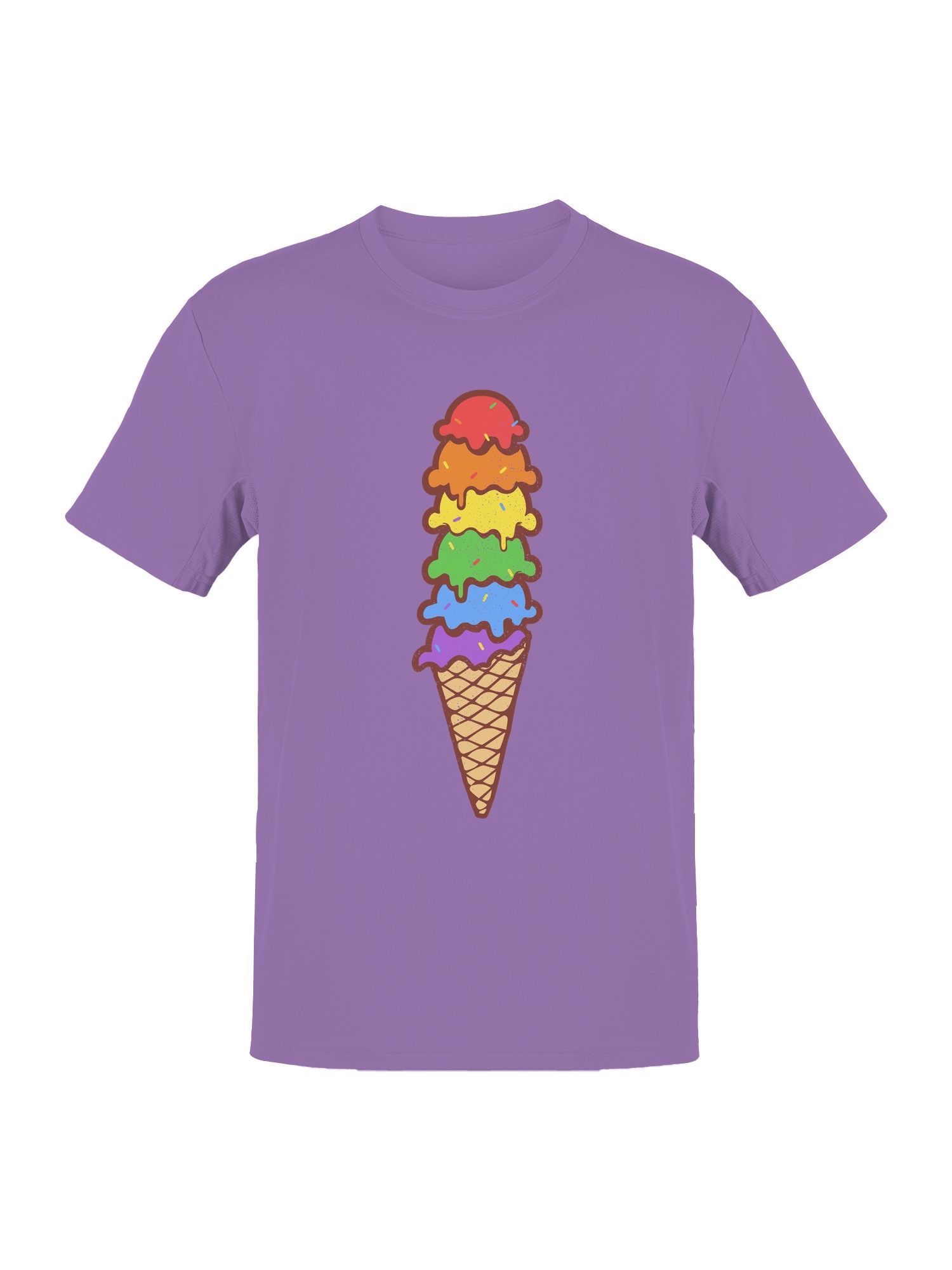 Camiseta para mujer Rainbow Delight Ice Cream Cone - Imagen 10 de 18