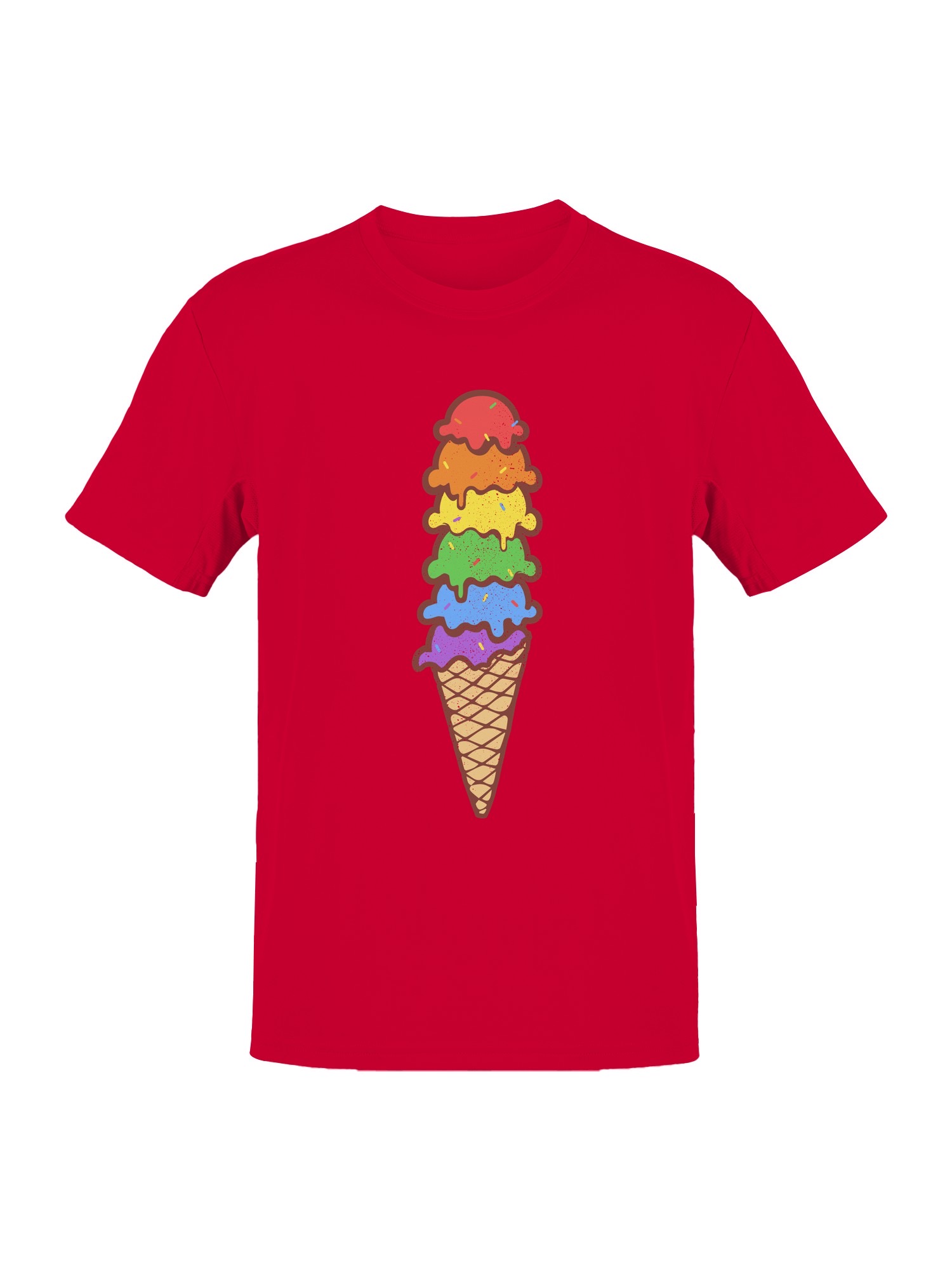 Camiseta para mujer Rainbow Delight Ice Cream Cone - Imagen 16 de 18