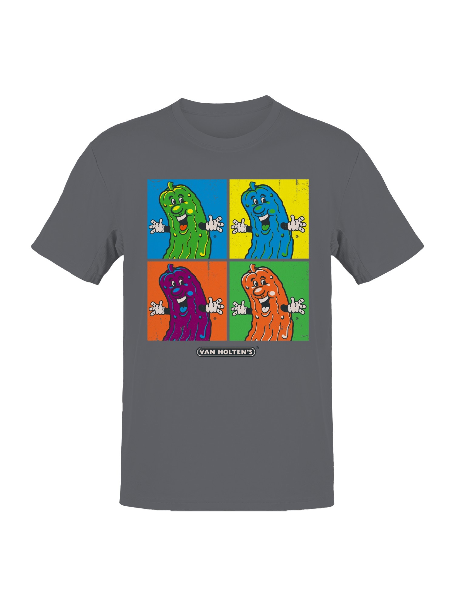 Camiseta para hombre Van Holten Pickles vibrantes personajes de dibujos animados con licencia oficial - Imagen 7 de 9