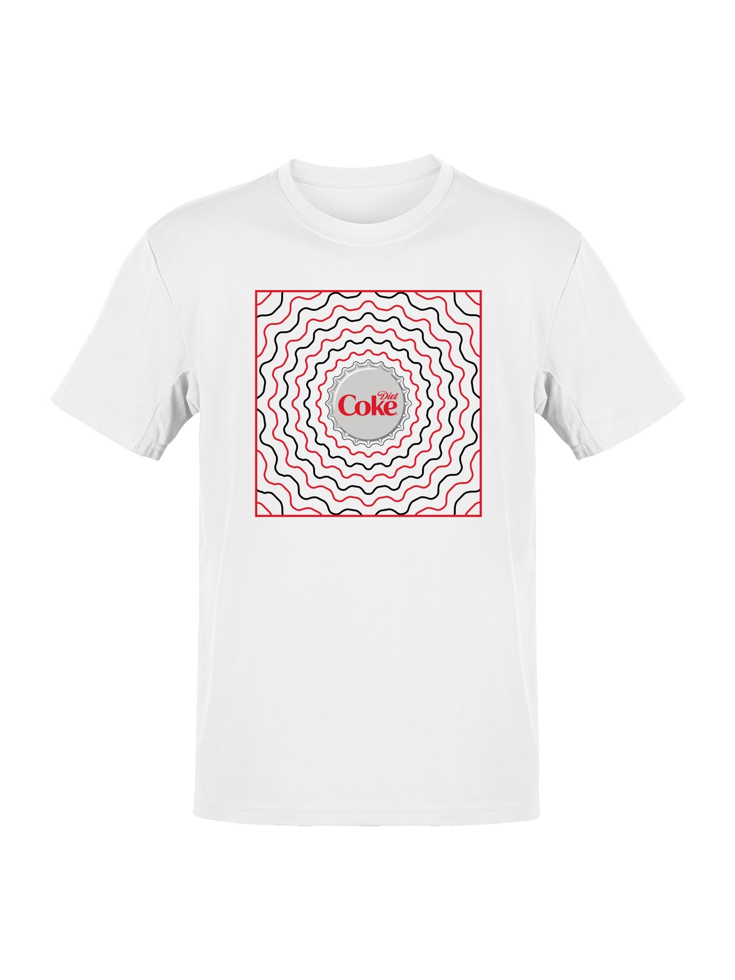 Retro Bottle Cap Art Print Men's T-shirt - Picture 4 of 6