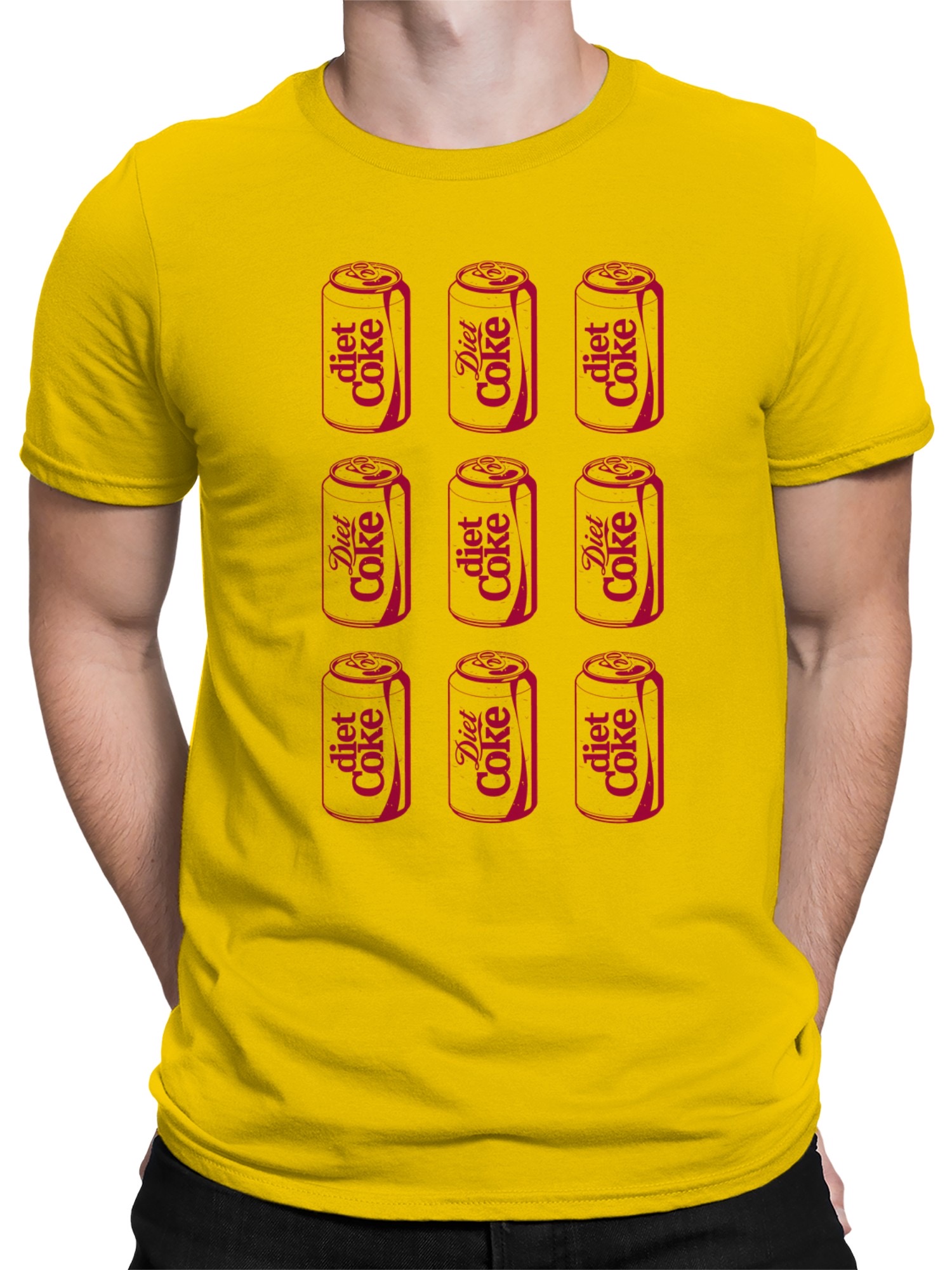Retro Soda Can Art Print Men's T-shirt - Picture 8 of 9