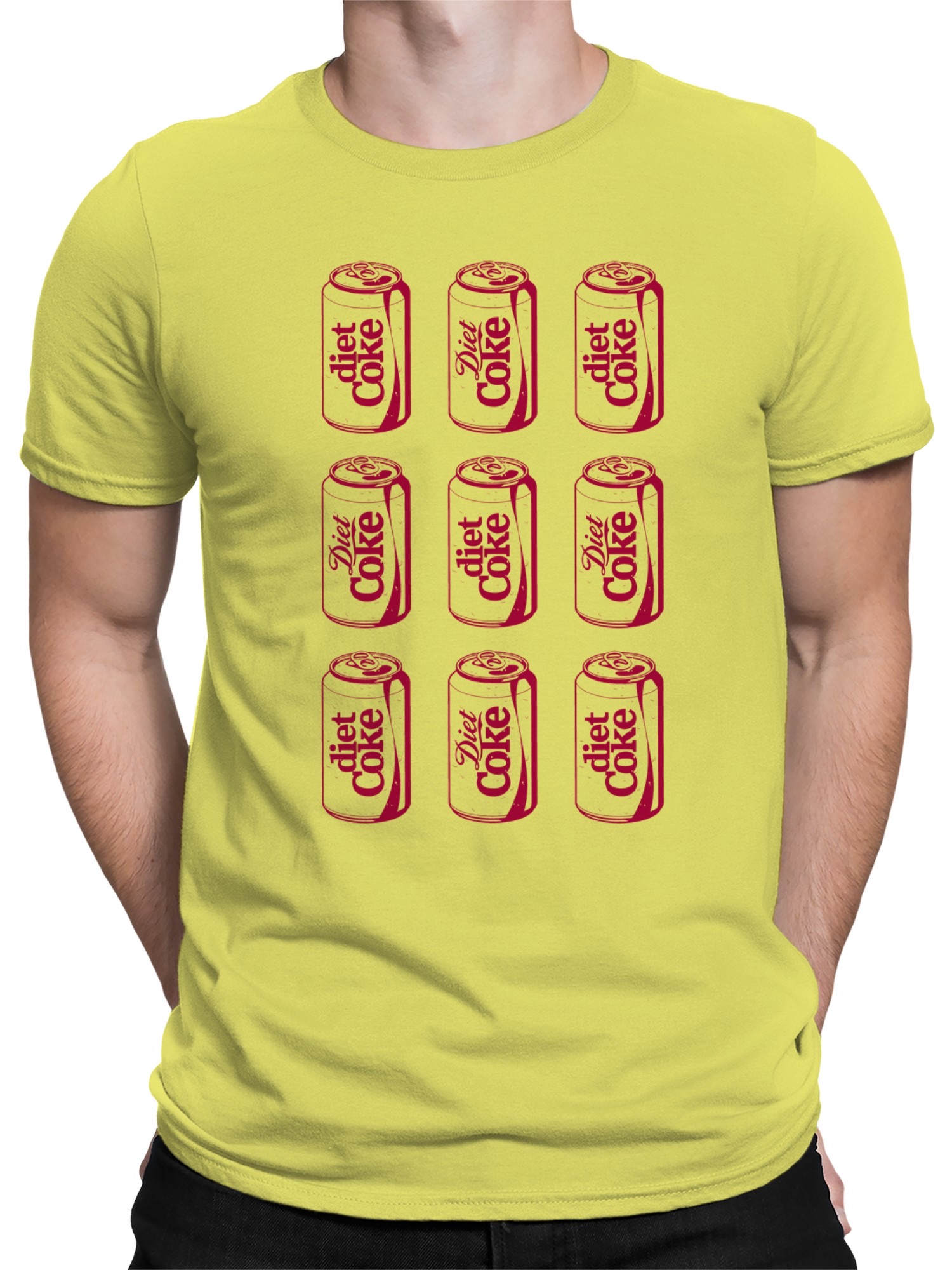 Retro Soda Can Art Print Men's T-shirt - Picture 5 of 9