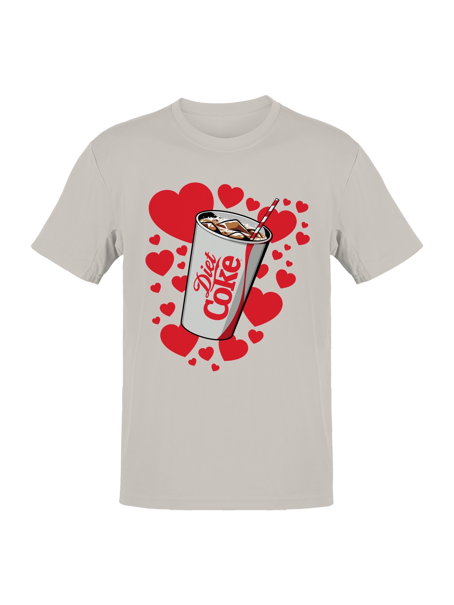 Diet Soda Love Sticker Men's T-shirt - Picture 4 of 6