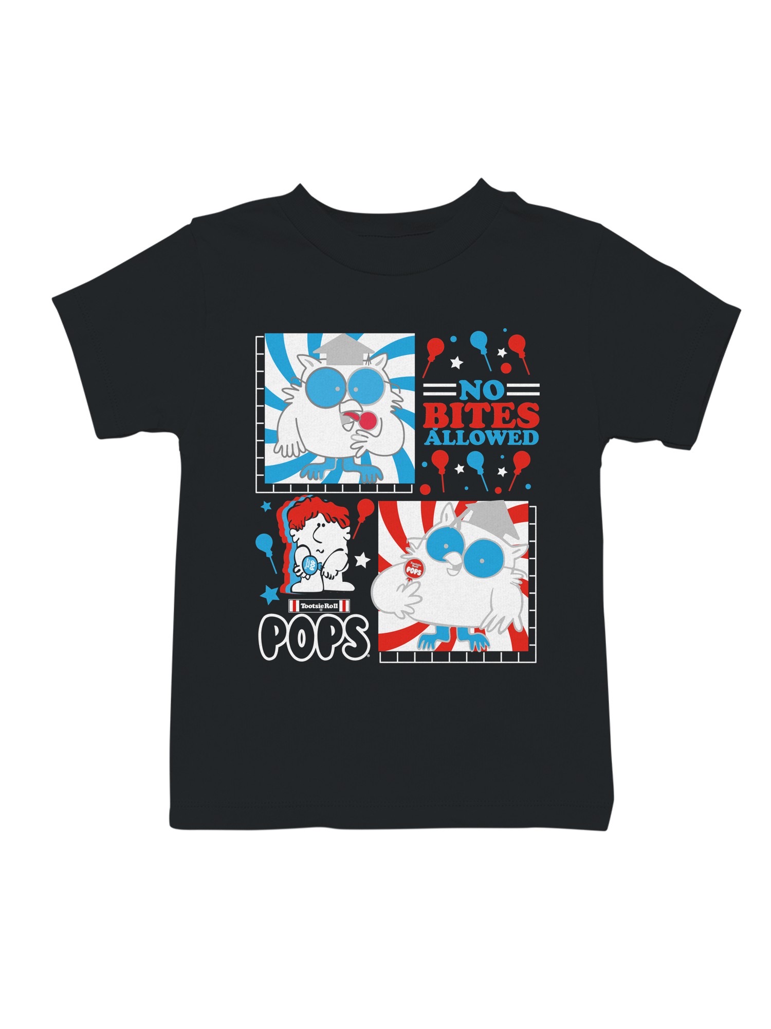 Offiziell lizenziertes Tootsie Roll Tootsie Pop Eule Jugend T-Shirt - Bild 4 von 6