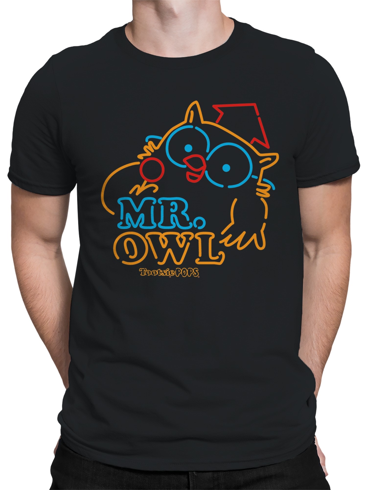Camiseta para hombre Tootsie Roll Mr. Owl Snack con licencia oficial - Imagen 5 de 6