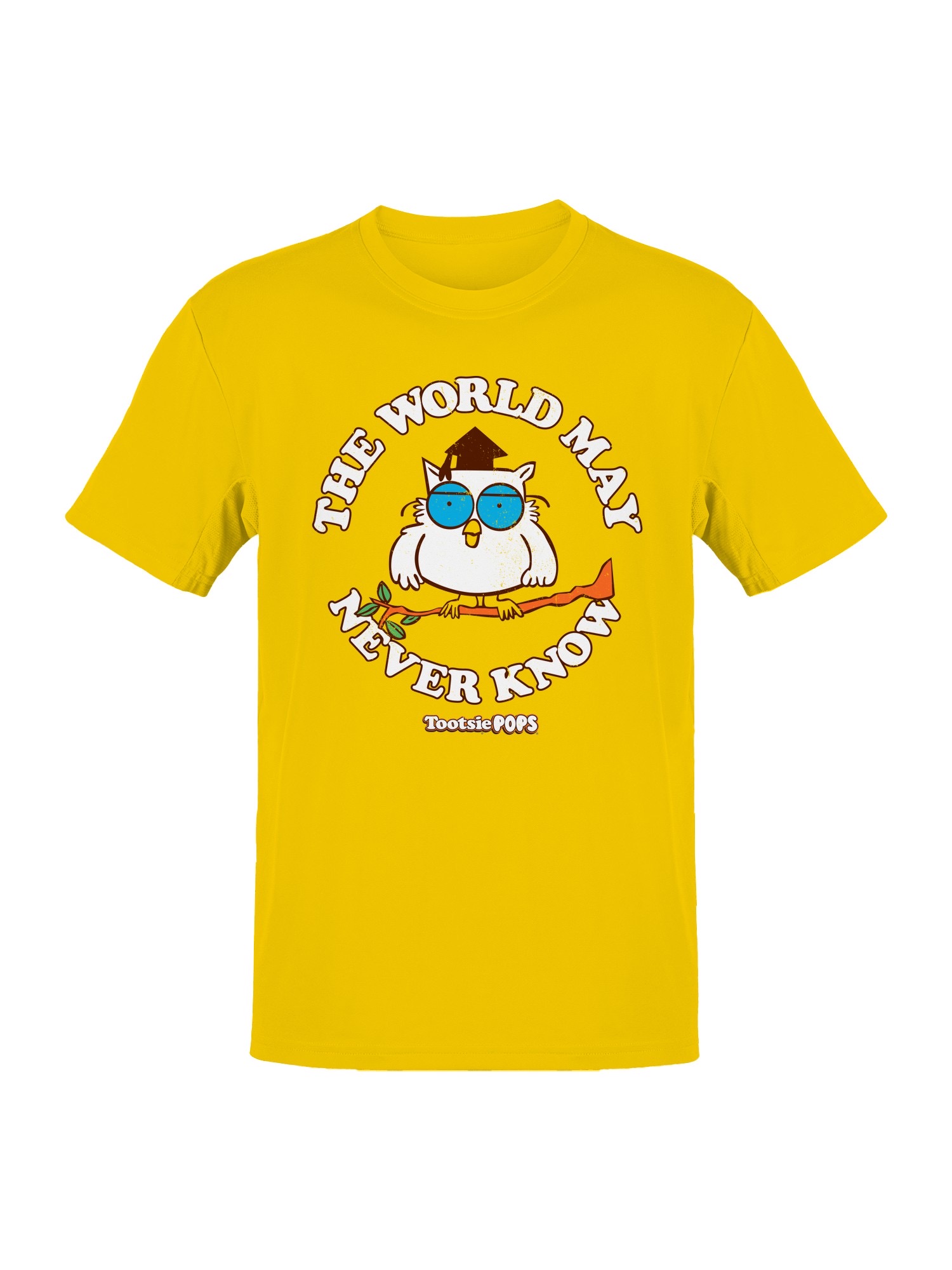 Officially Licensed Tootsie Roll Wise Owl Graphic Men's T-shirt - Picture 4 of 6