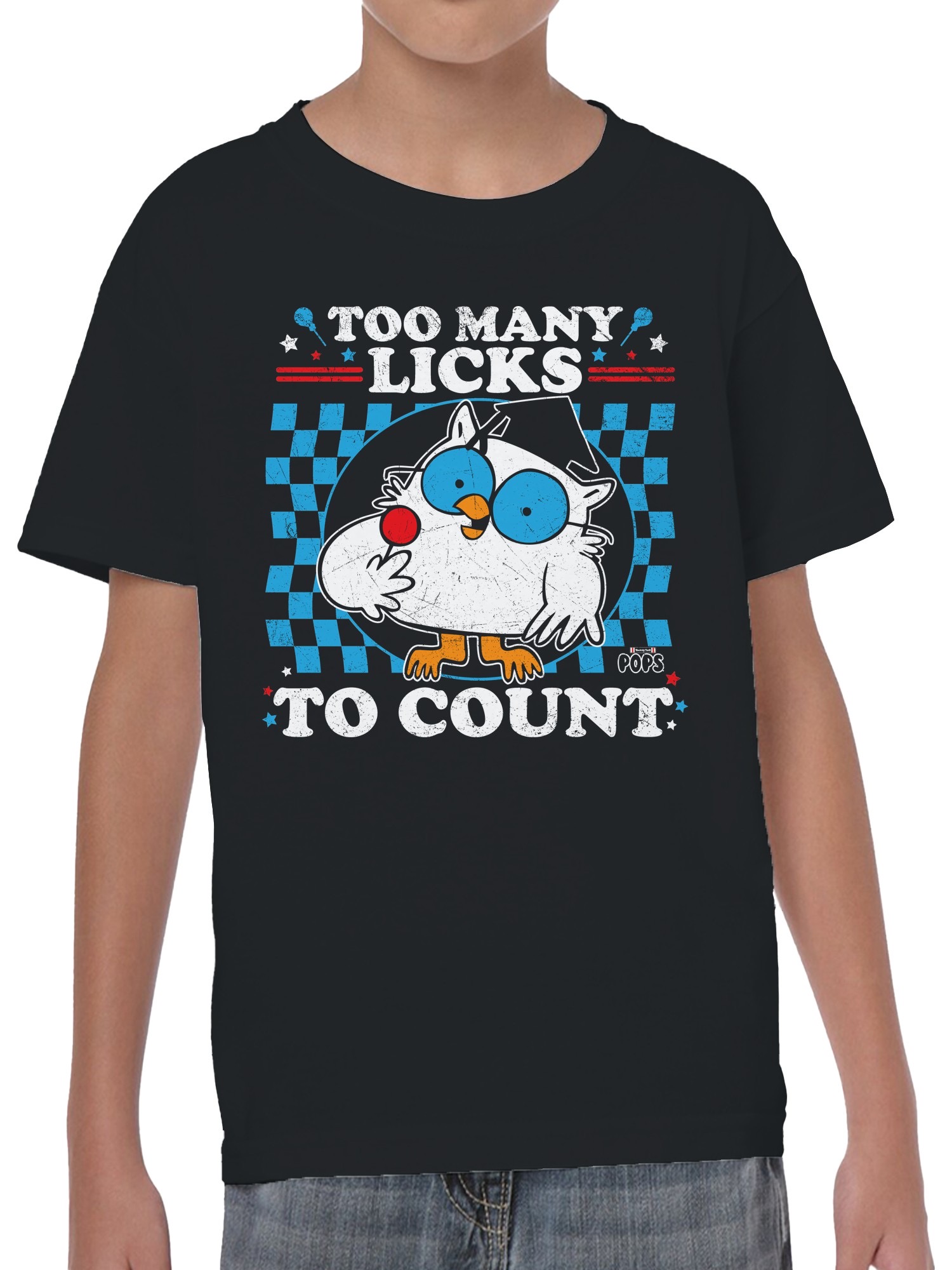 Camiseta juvenil Tootsie Roll retro con licencia oficial búho piruleta - Imagen 5 de 6