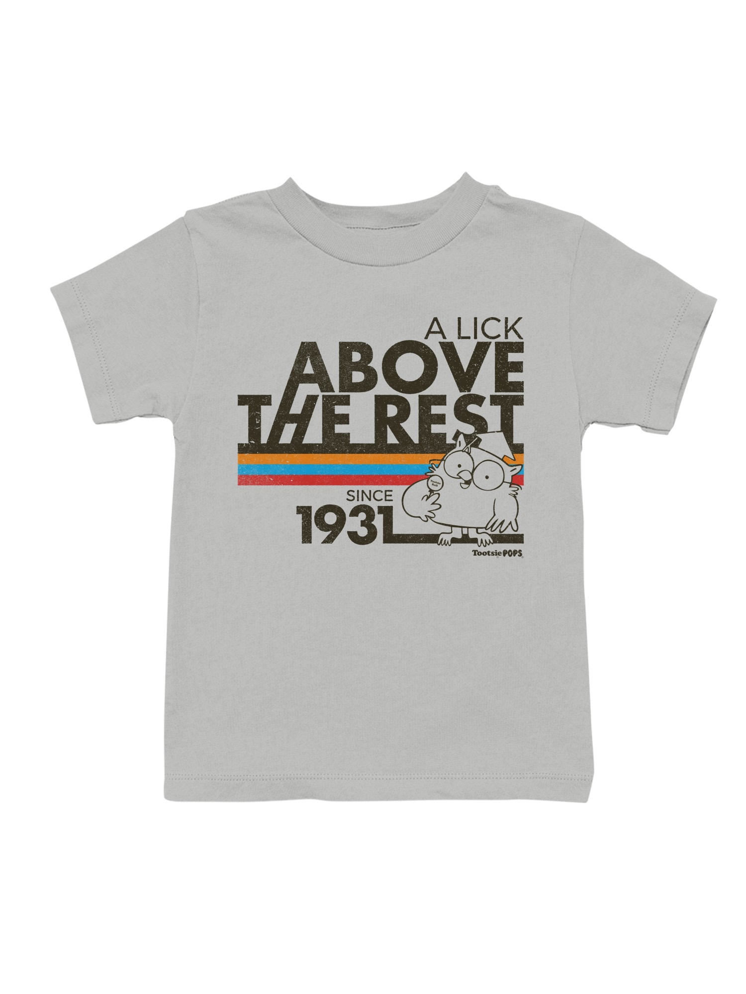 Officially Licensed Tootsie Roll Retro Owl Graphic Youth's T-shirt - Picture 4 of 12