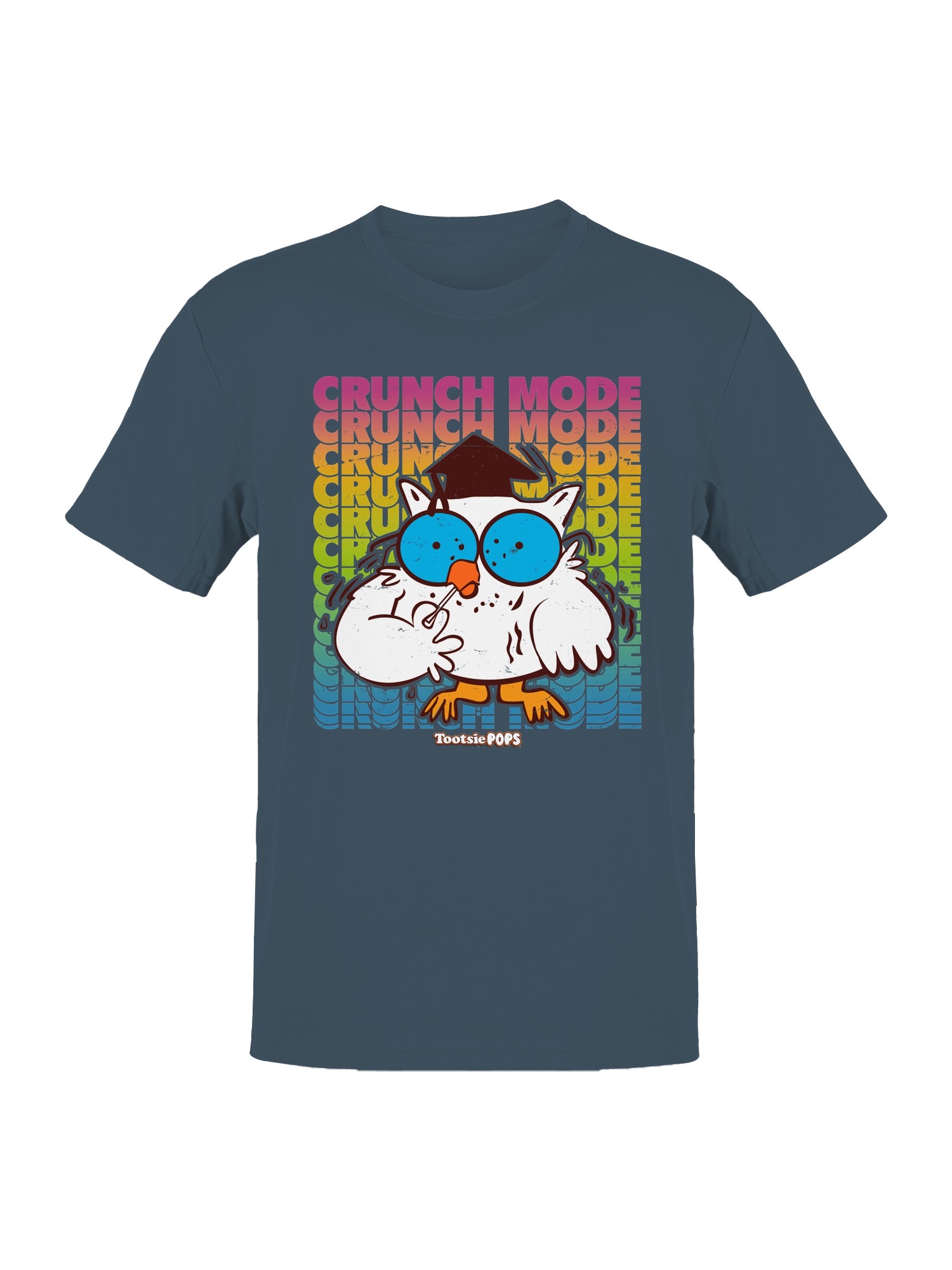 Camiseta para hombre Tootsie Roll Crunch Mode Owl con licencia oficial - Imagen 4 de 6
