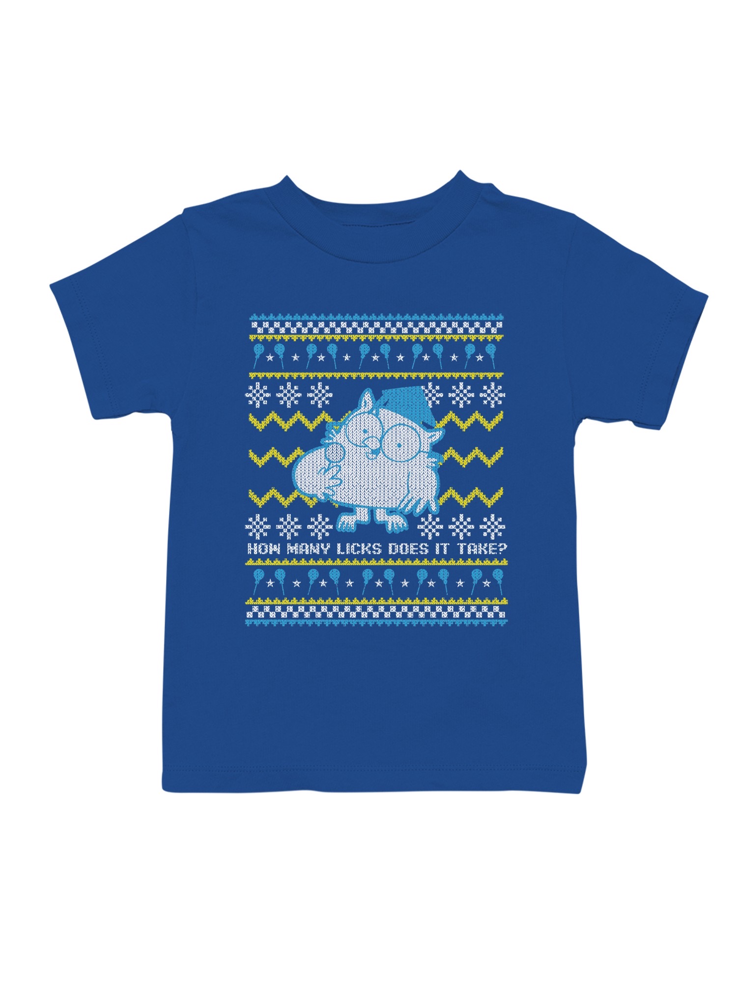 Officially Licensed Tootsie Roll Funny Owl Ugly Christmas Youth's T-shirt - Picture 4 of 6
