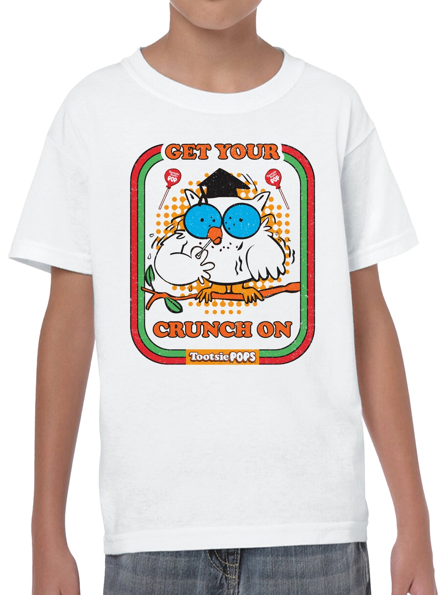 Camiseta Tootsie Roll Crunchy Owl Tootsie con licencia oficial para jóvenes - Imagen 11 de 12