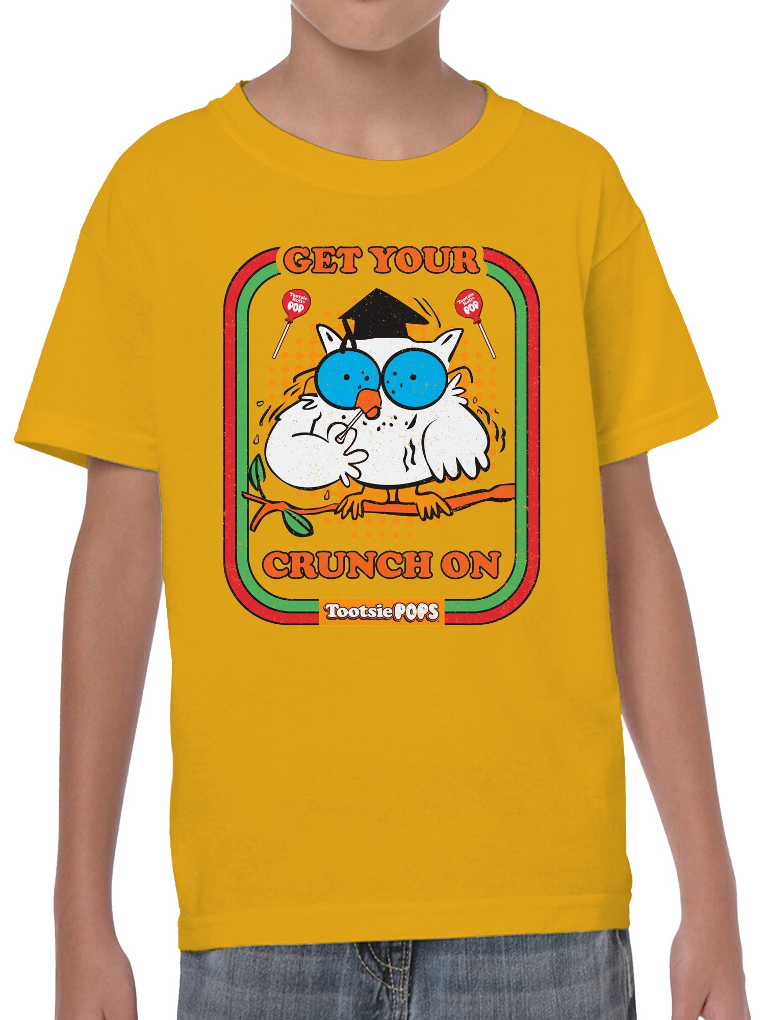 Camiseta Tootsie Roll Crunchy Owl Tootsie con licencia oficial para jóvenes - Imagen 8 de 12