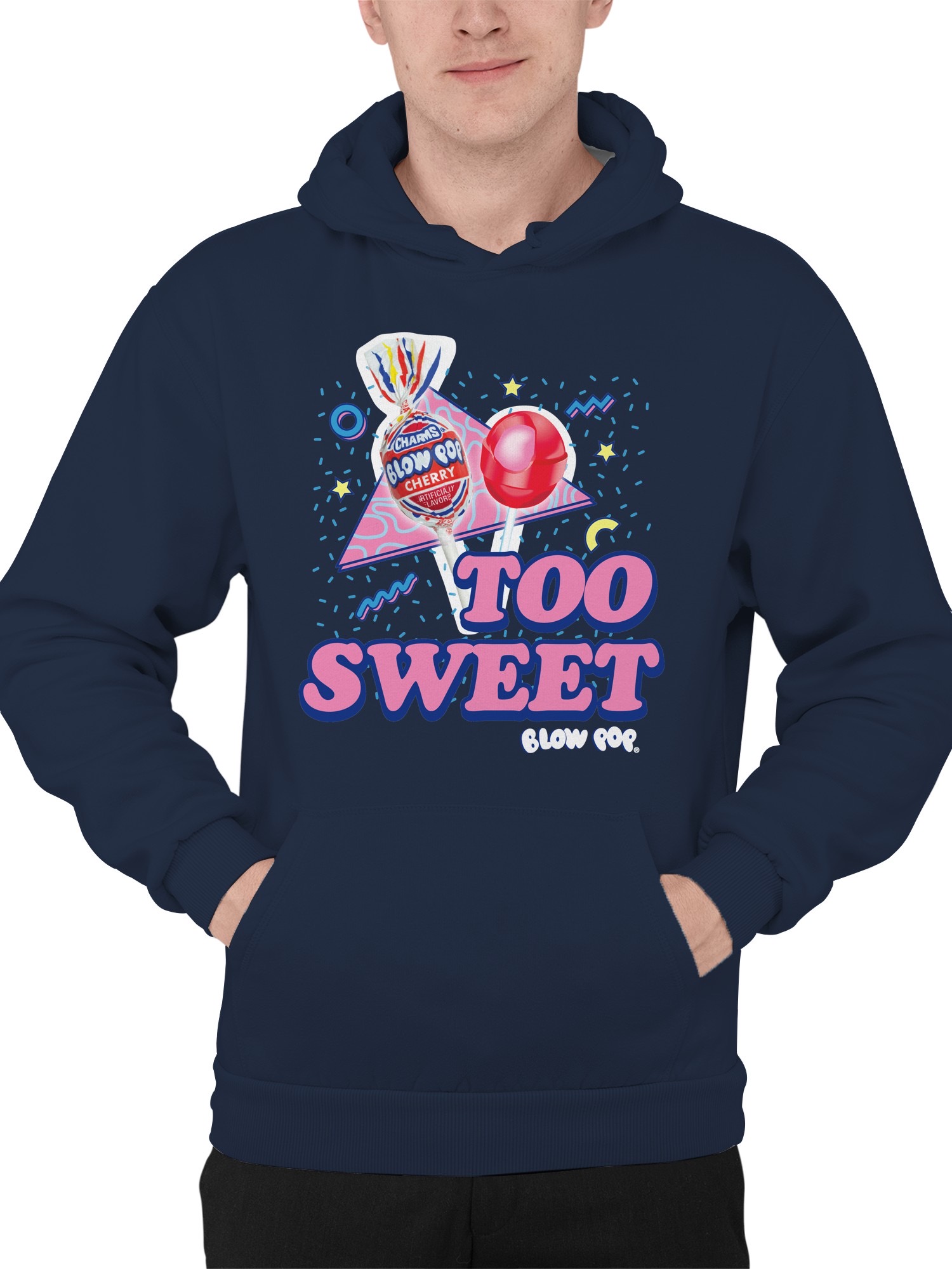Sudadera con capucha para hombre Blow Pop Cherry Blow Pop Art con licencia oficial - Imagen 5 de 15