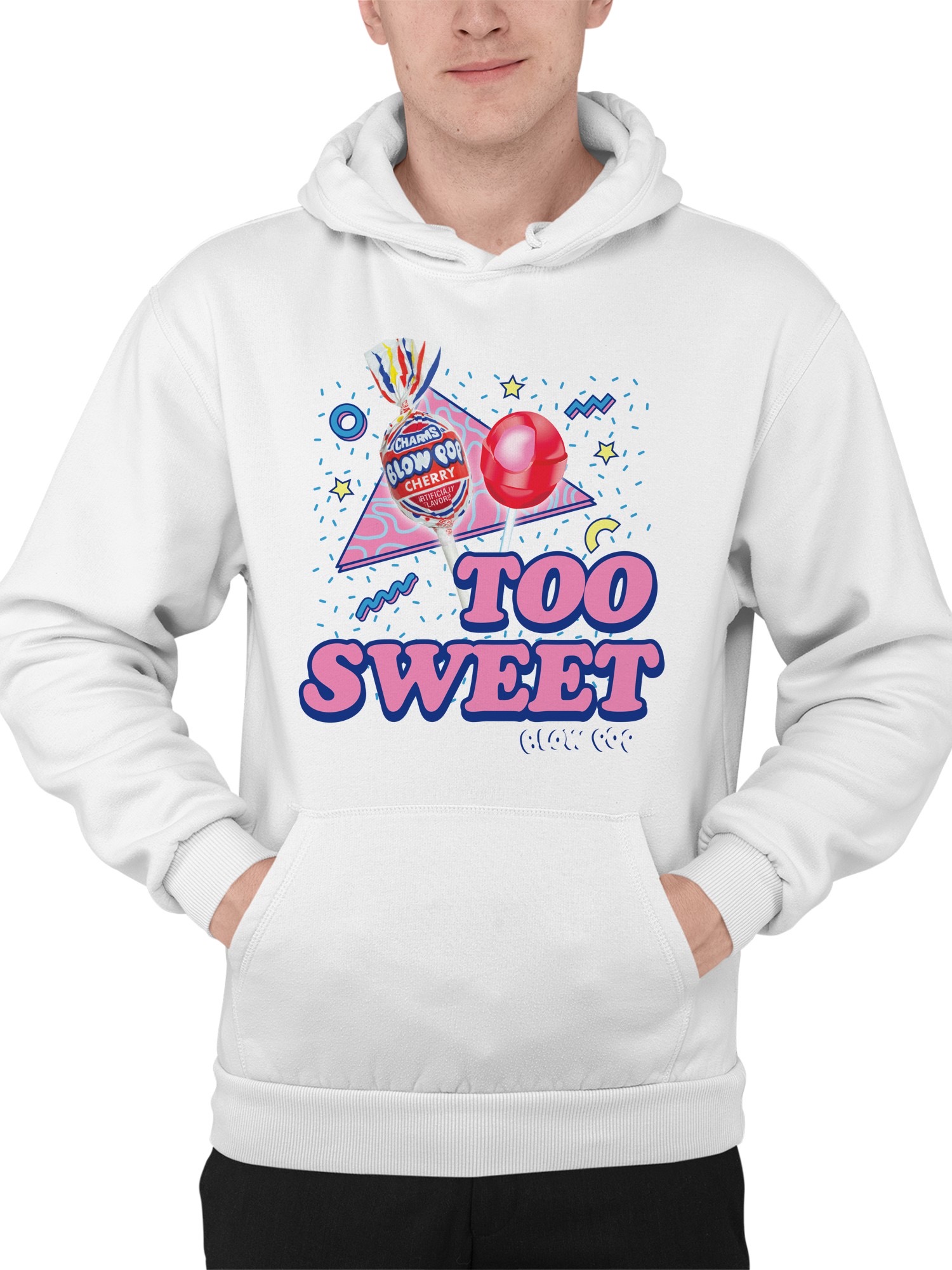 Sudadera con capucha para hombre Blow Pop Cherry Blow Pop Art con licencia oficial - Imagen 14 de 15