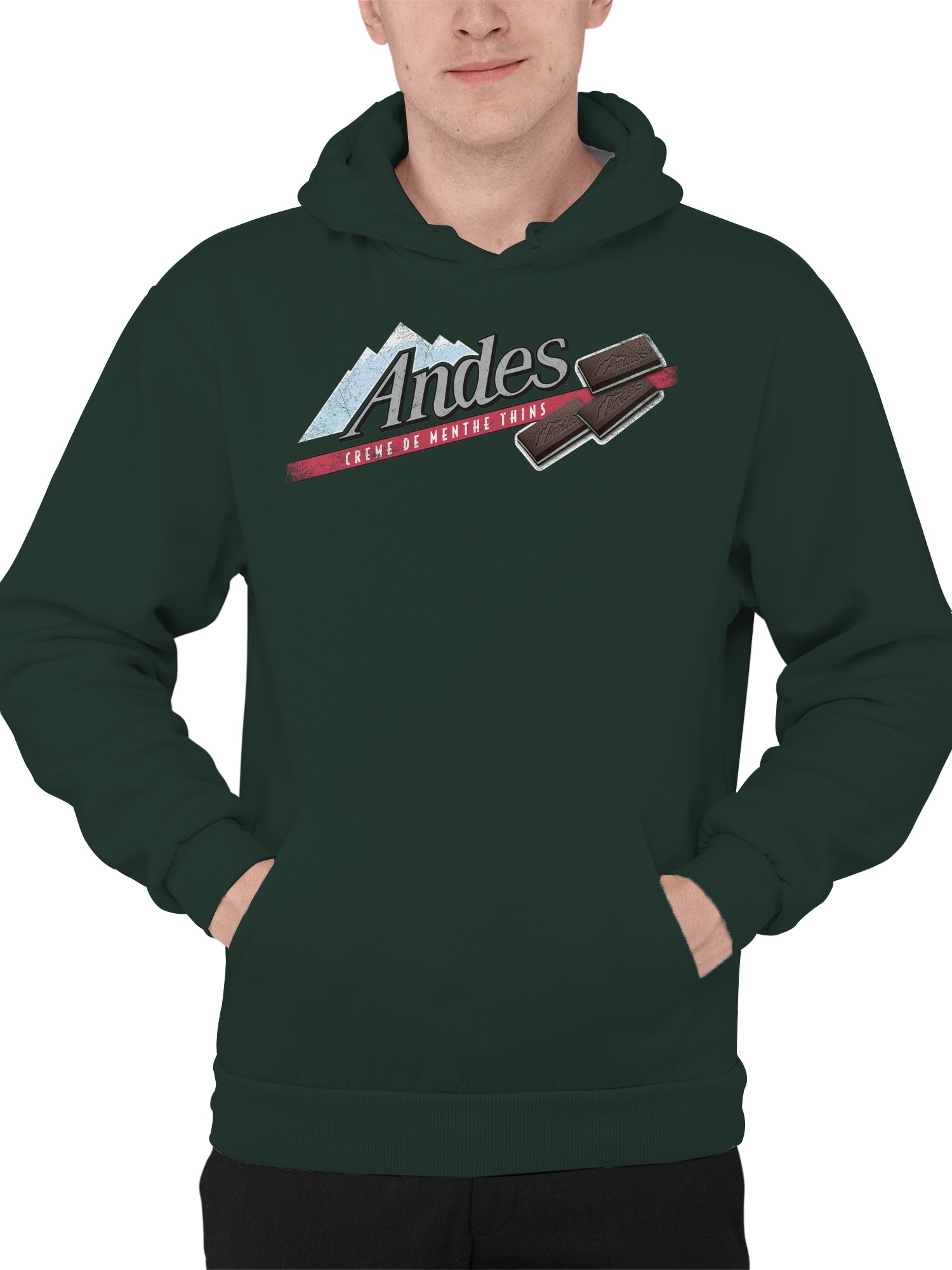 Sudadera con capucha para hombre Andes Mint Chocolate Thins Delight con licencia oficial - Imagen 5 de 9