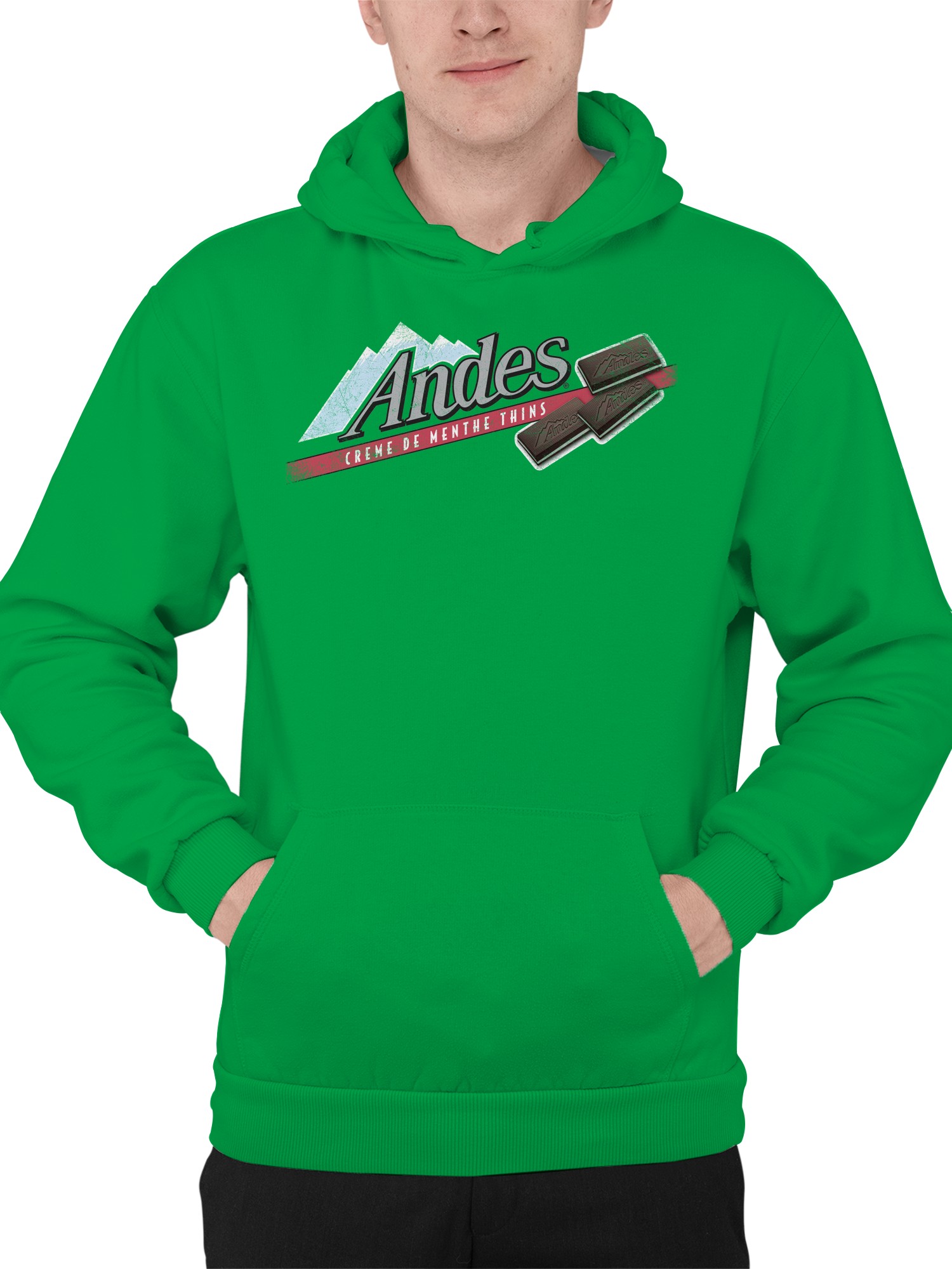 Sudadera con capucha para hombre Andes Mint Chocolate Thins Delight con licencia oficial - Imagen 8 de 9