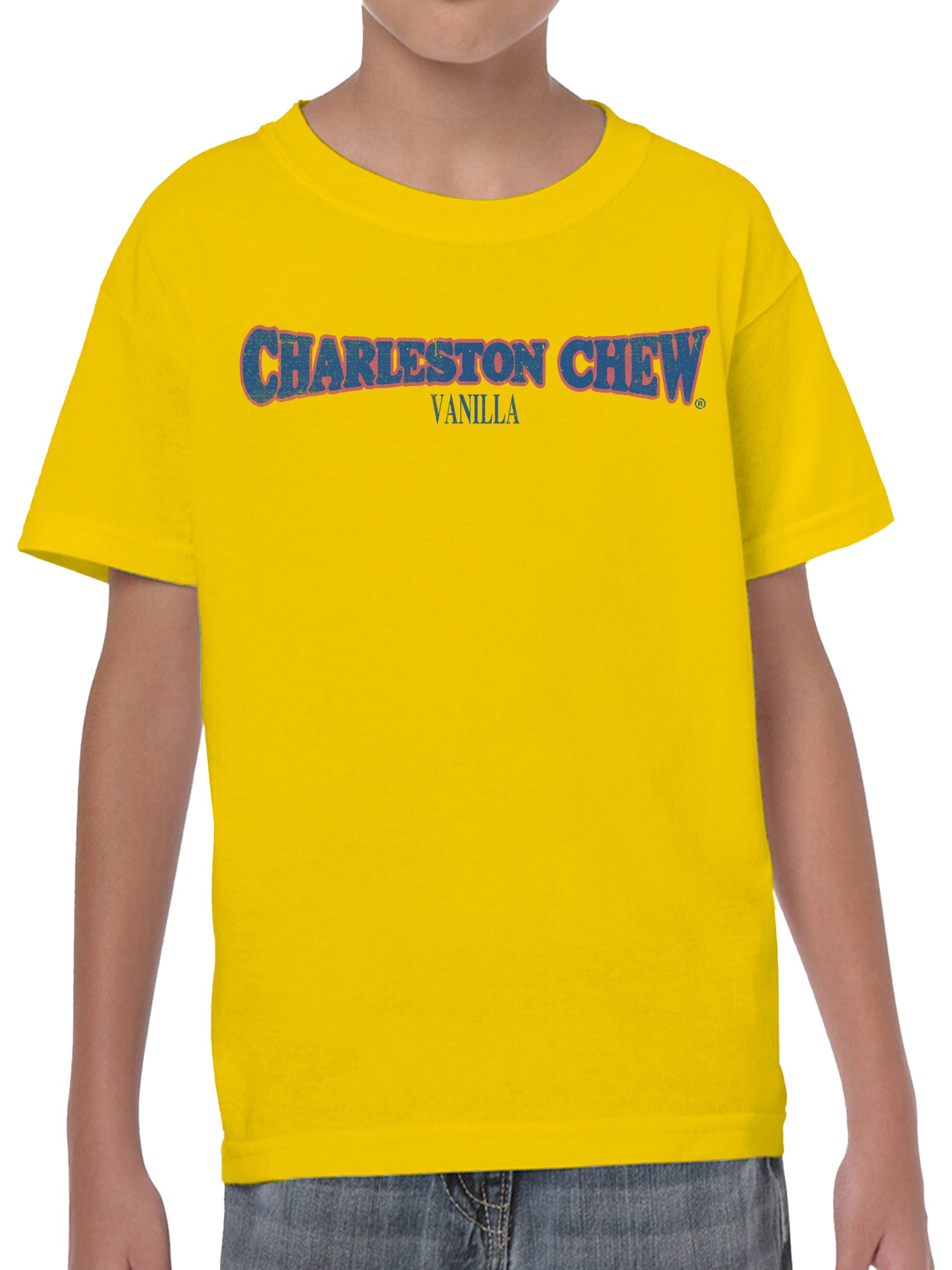 Officially Licensed Charleston Chew Vanilla Youth's T-shirt - Picture 5 of 12