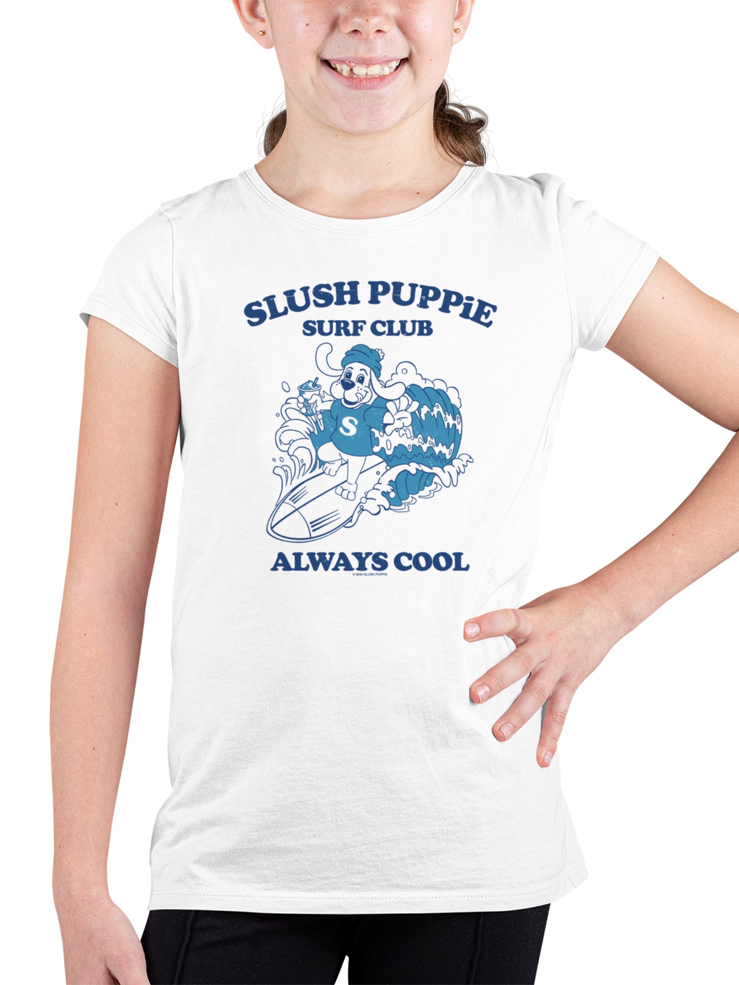 Officially Licensed Slush Puppie Surf Club Cool Dog Youth's T-shirt - Picture 5 of 6
