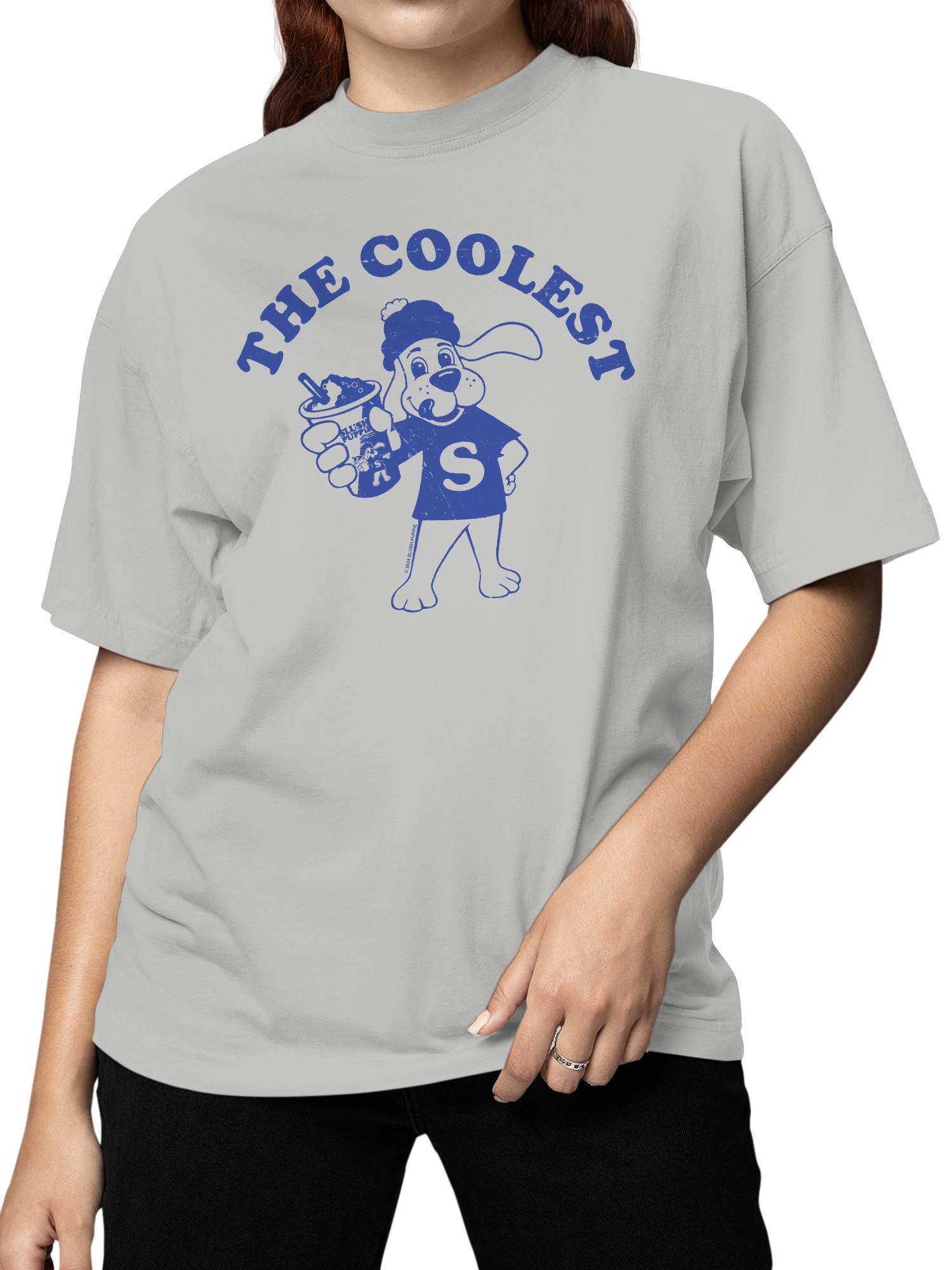 Camiseta para mujer con licencia oficial Slush Puppie Cool Dog Drink Art - Imagen 5 de 6
