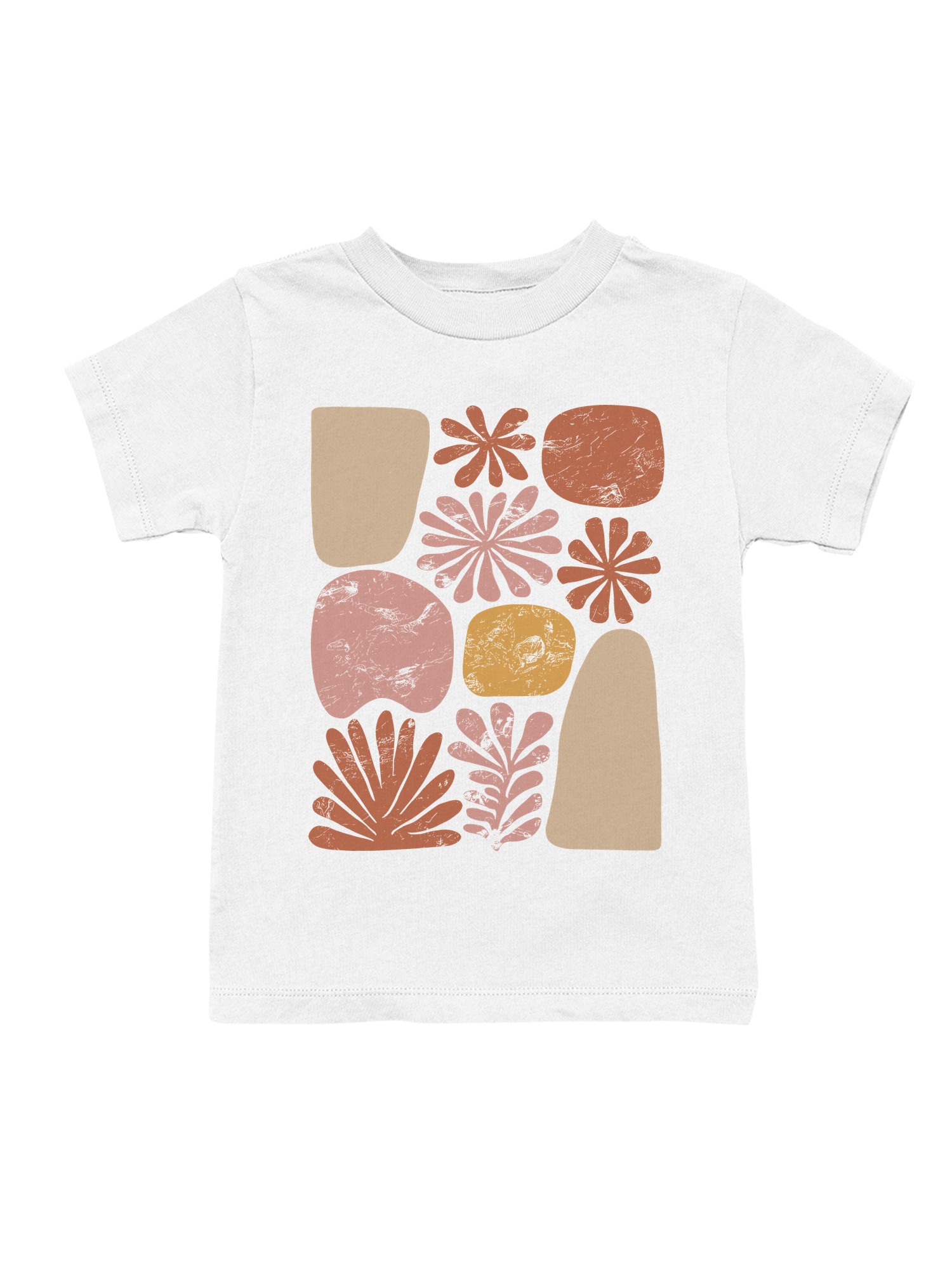 Floral Abstract Graphic Youth's T-shirt - Picture 4 of 6