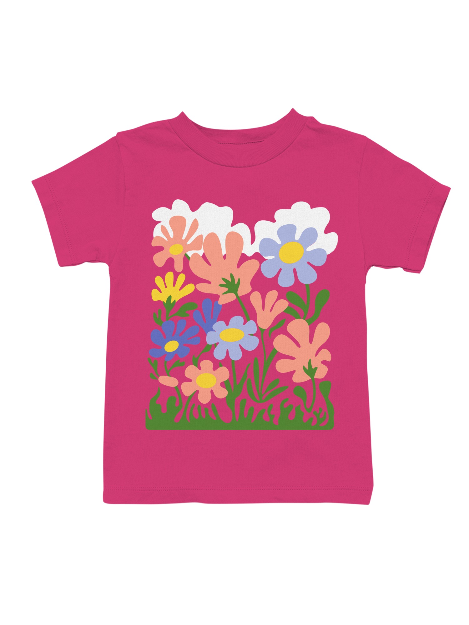 Floral Garden Wall Art Youth's T-shirt - Picture 4 of 6