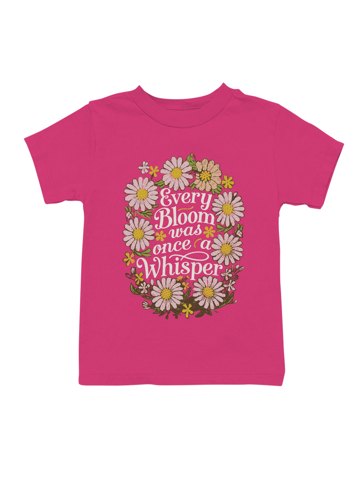 Floral Whisper Art Print Youth's T-shirt - Picture 4 of 6