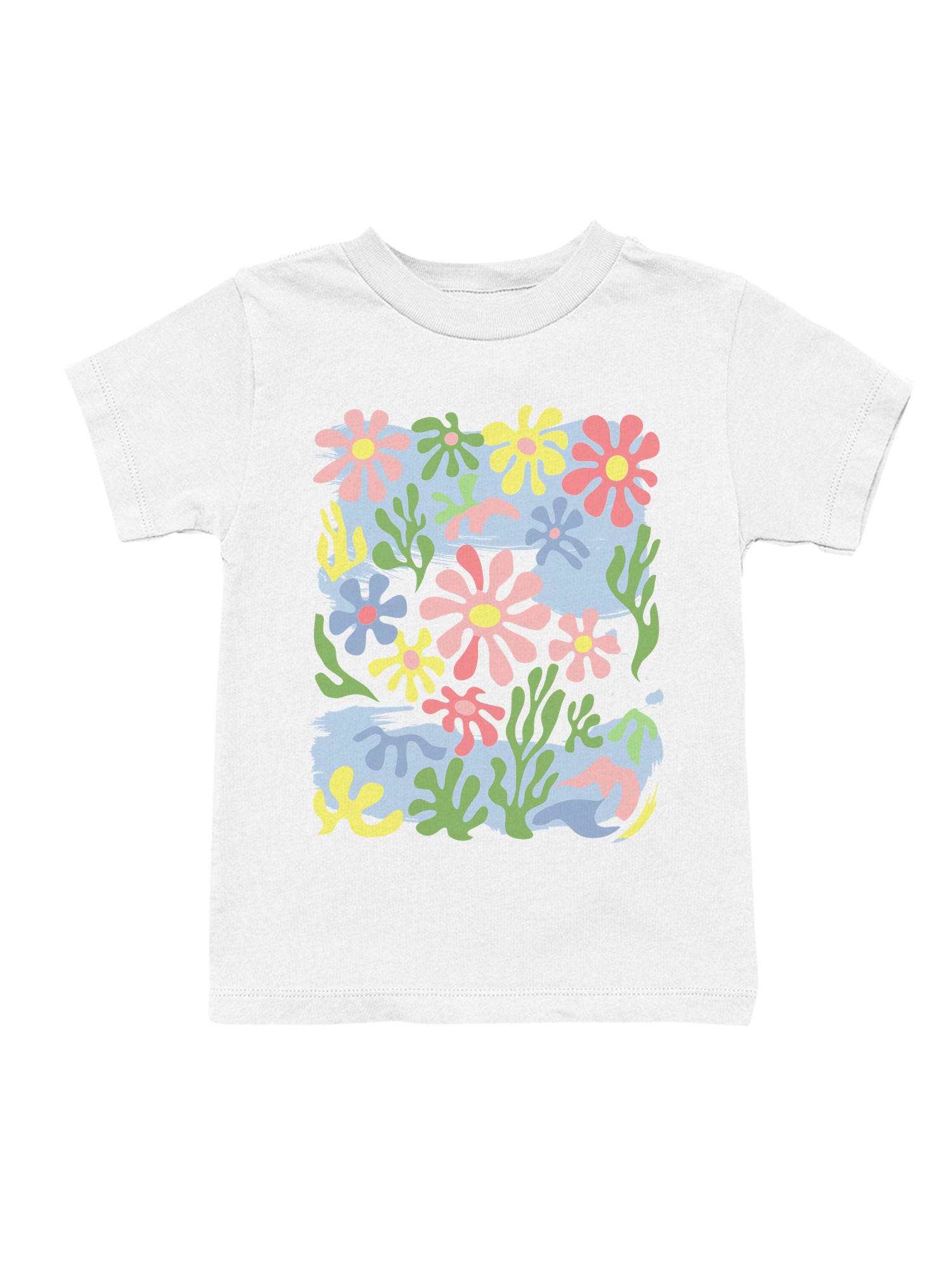 Floral Garden Art Print Youth's T-shirt - Picture 4 of 6