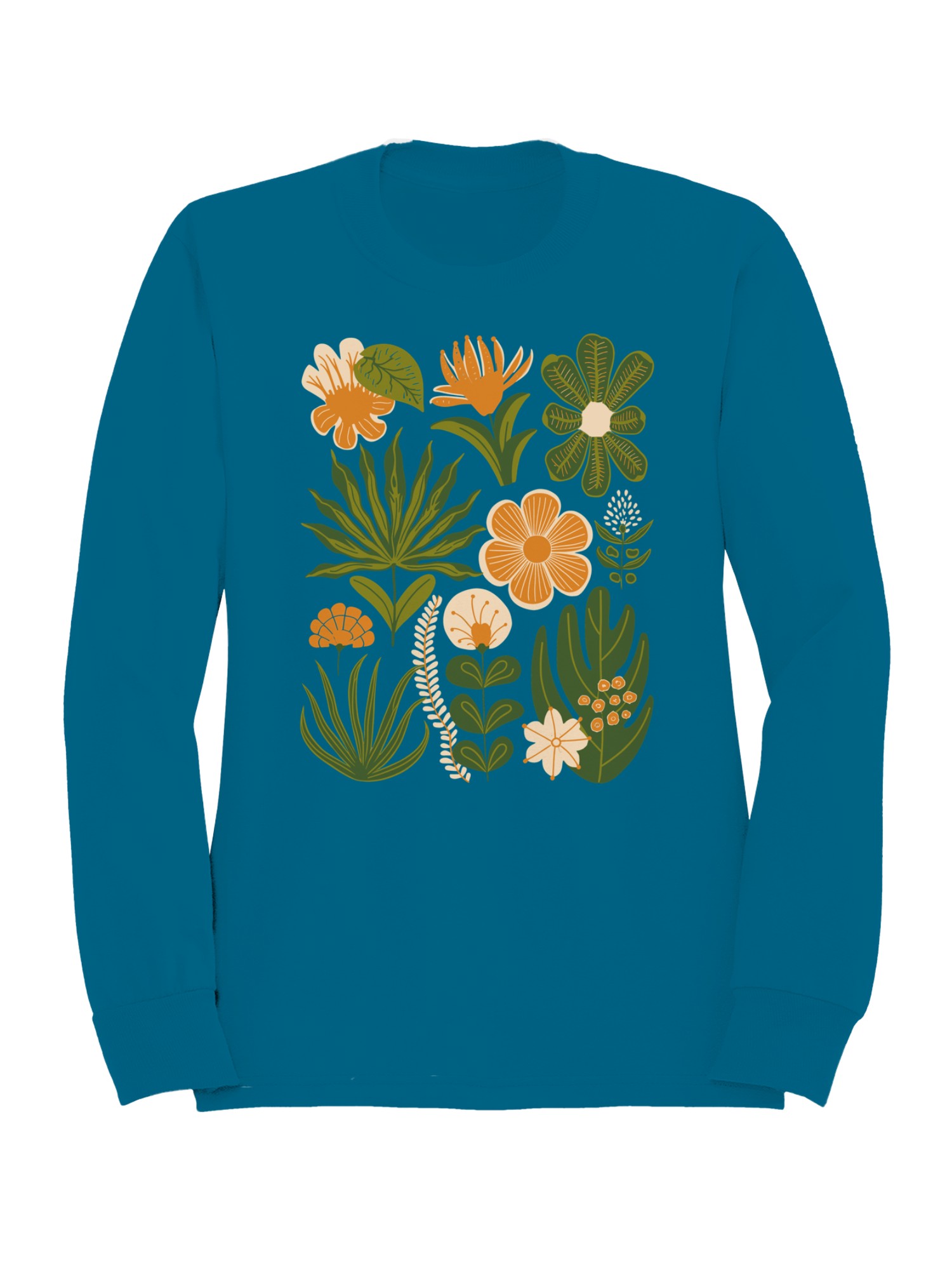 Tropical Floral Graphic Damen Sweatshirt - Bild 4 von 6