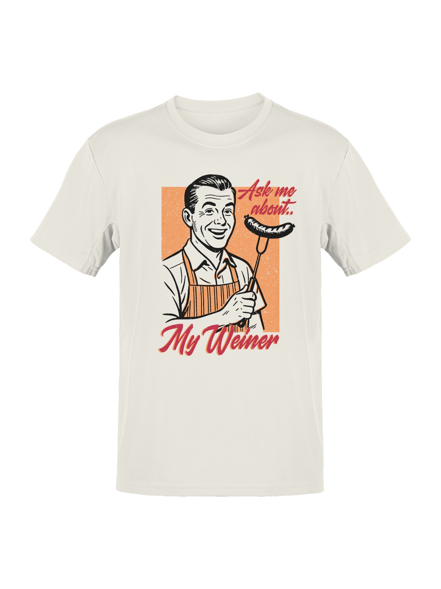 BBQ Fun Grill Apron Men’s T-shirt