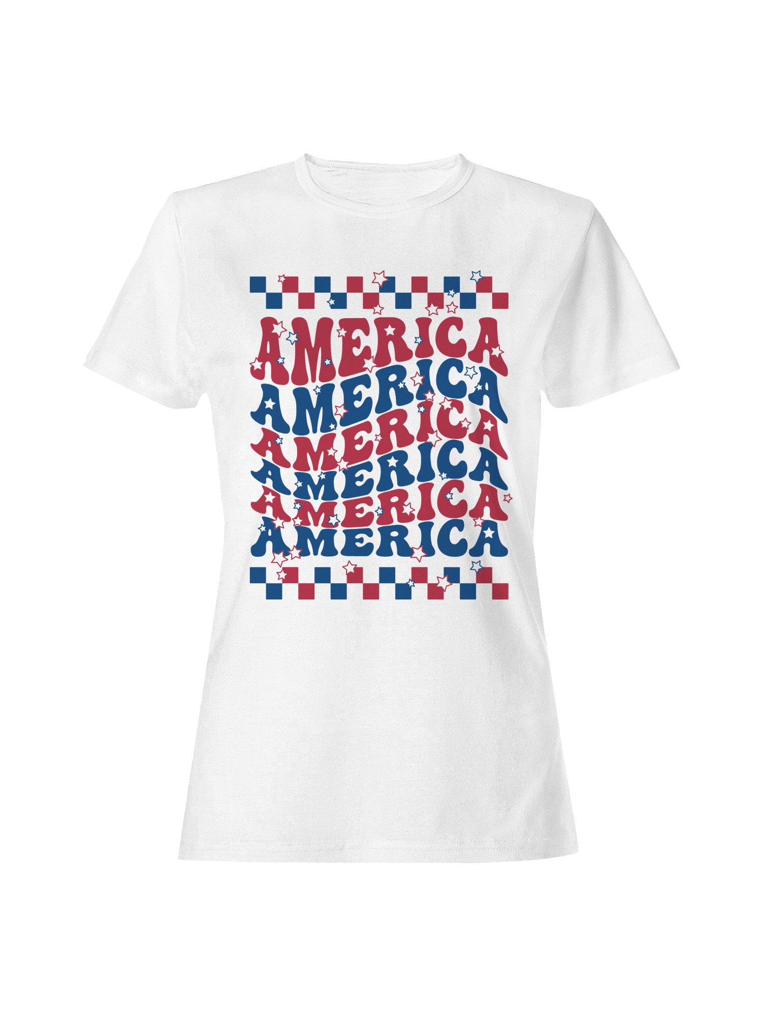 Retro America Women's T-shirt - Picture 4 of 6