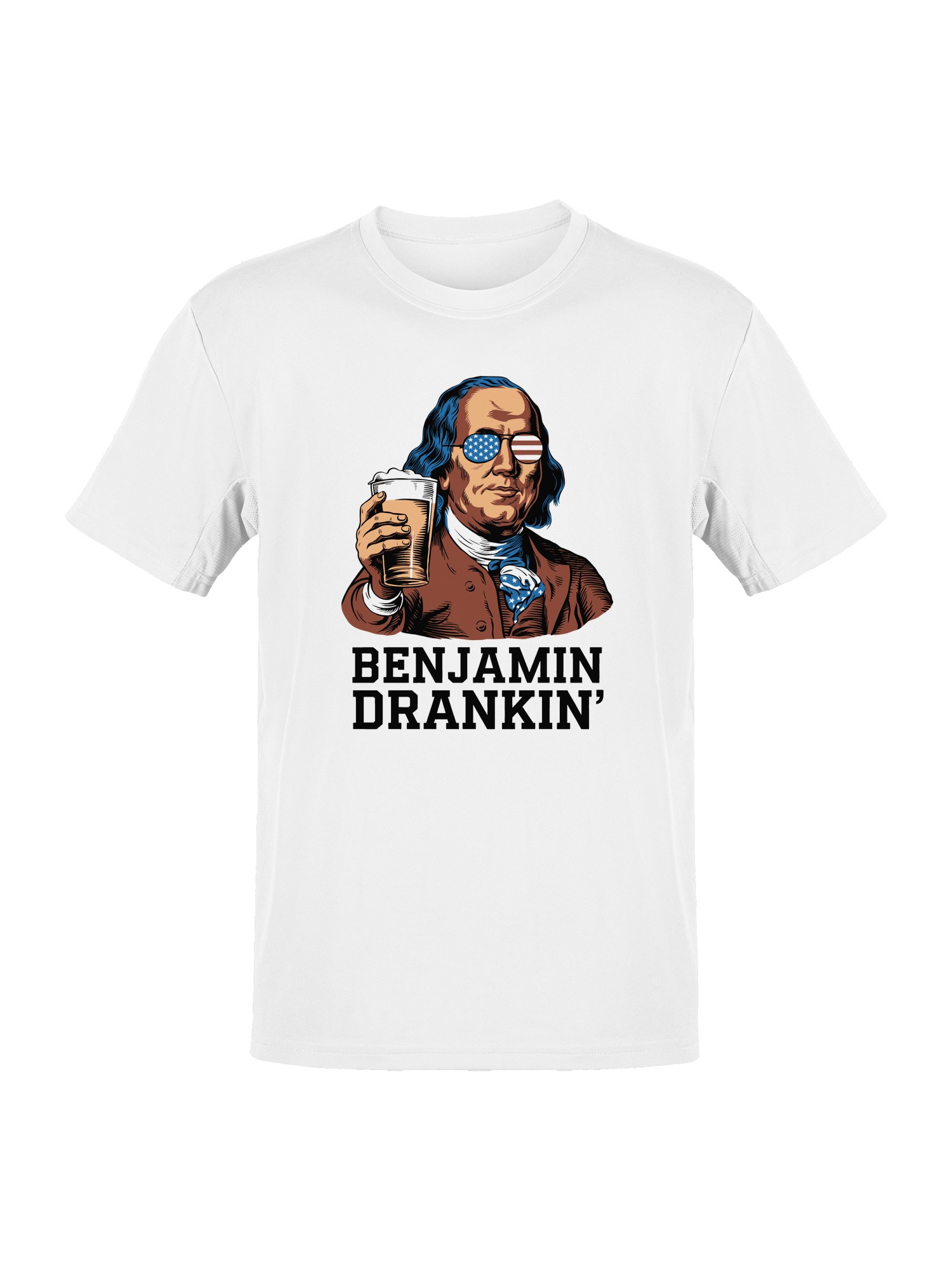 Patriotic Benjamin Drink Men's T-shirt - Picture 4 of 6