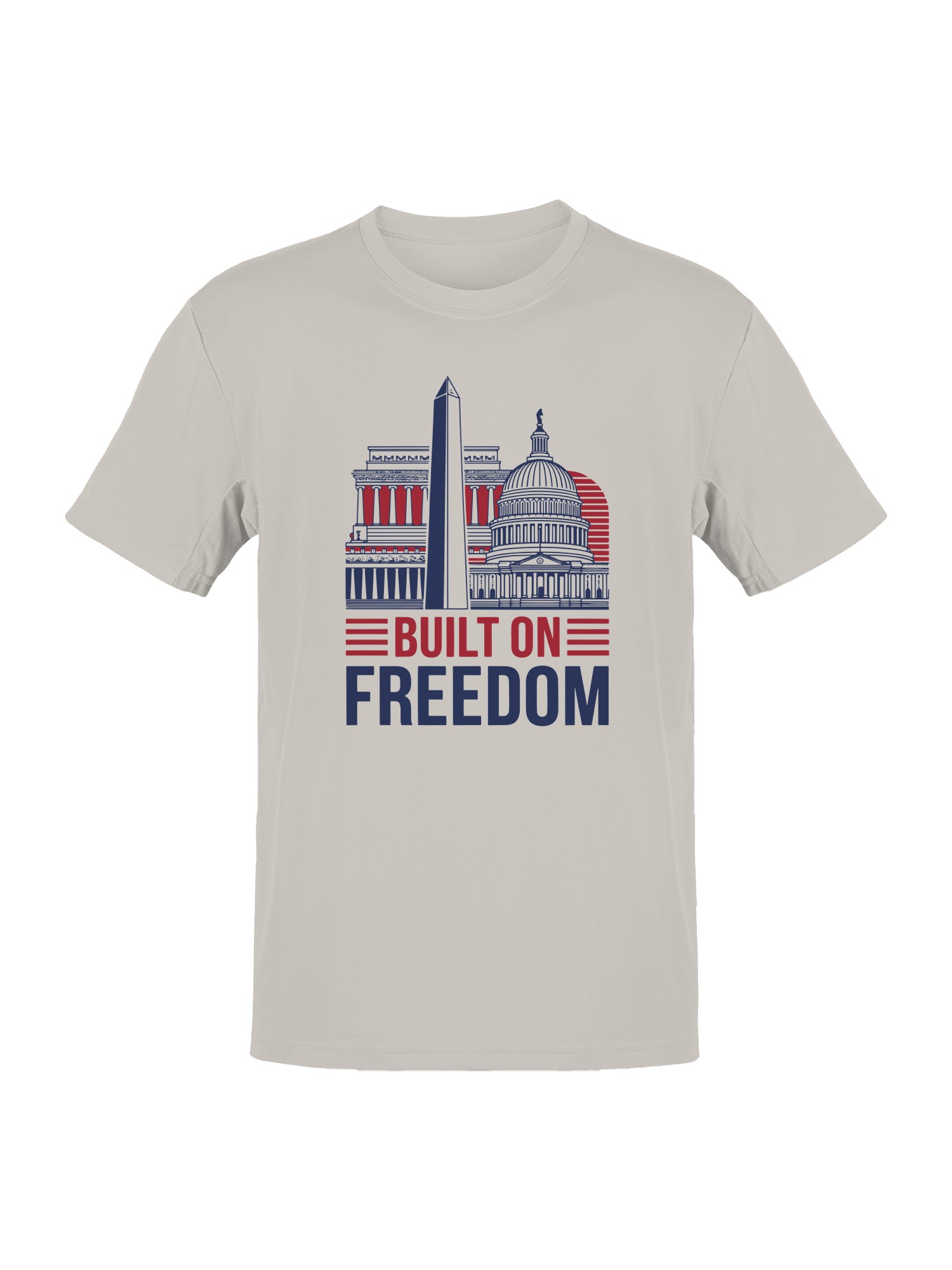 Patriotic Freedom Men's T-shirt - Picture 4 of 6