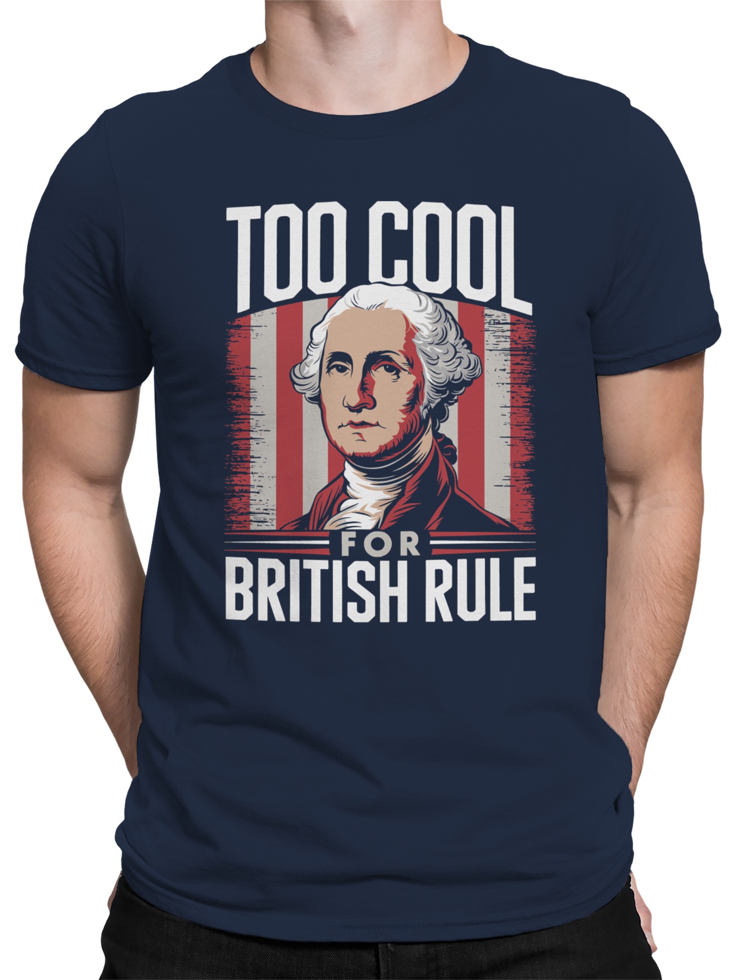Patriotic Founding Father Men's T-shirt - Picture 5 of 6