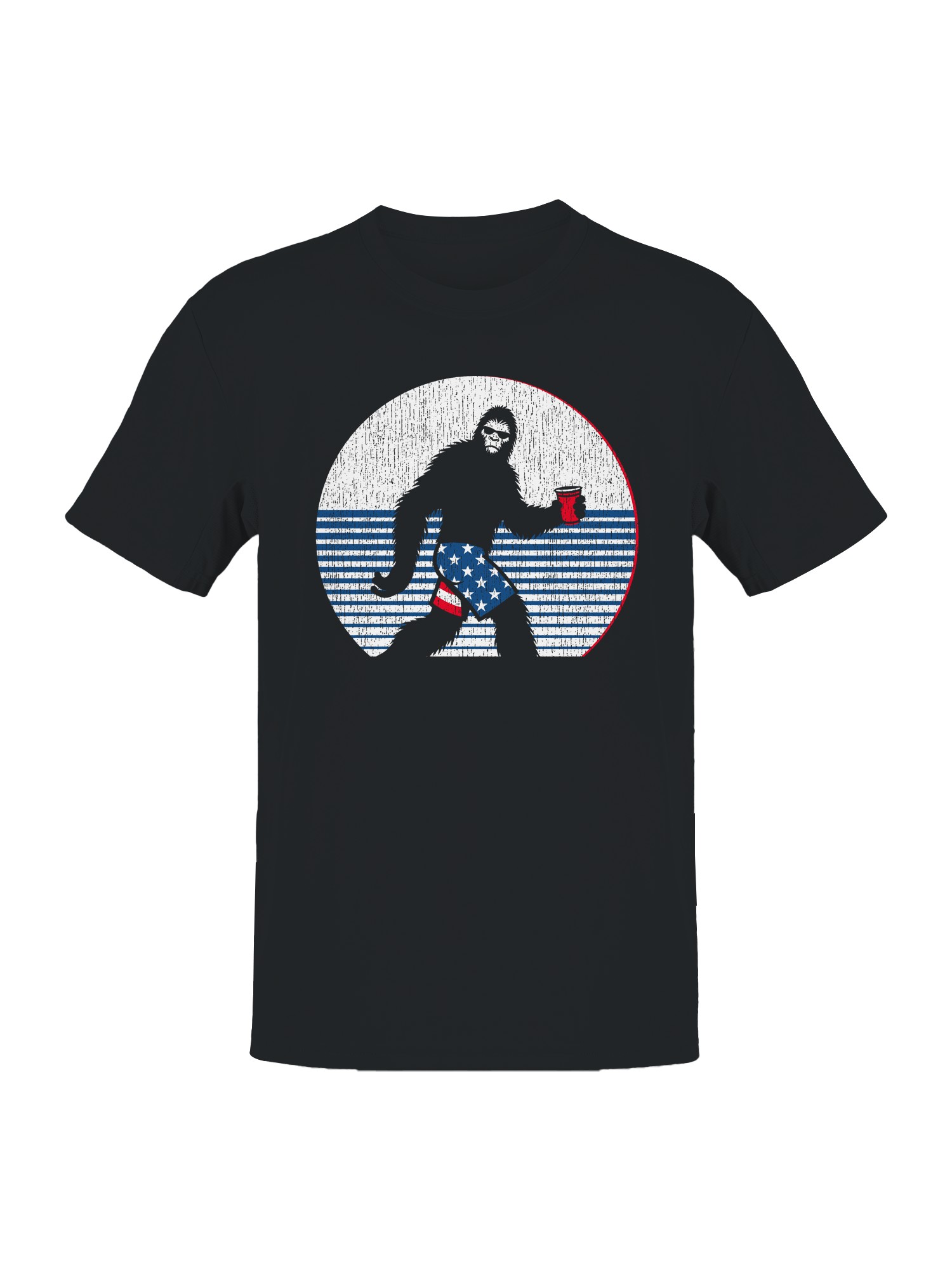 USA Bigfoot Men's T-shirt - Picture 4 of 6