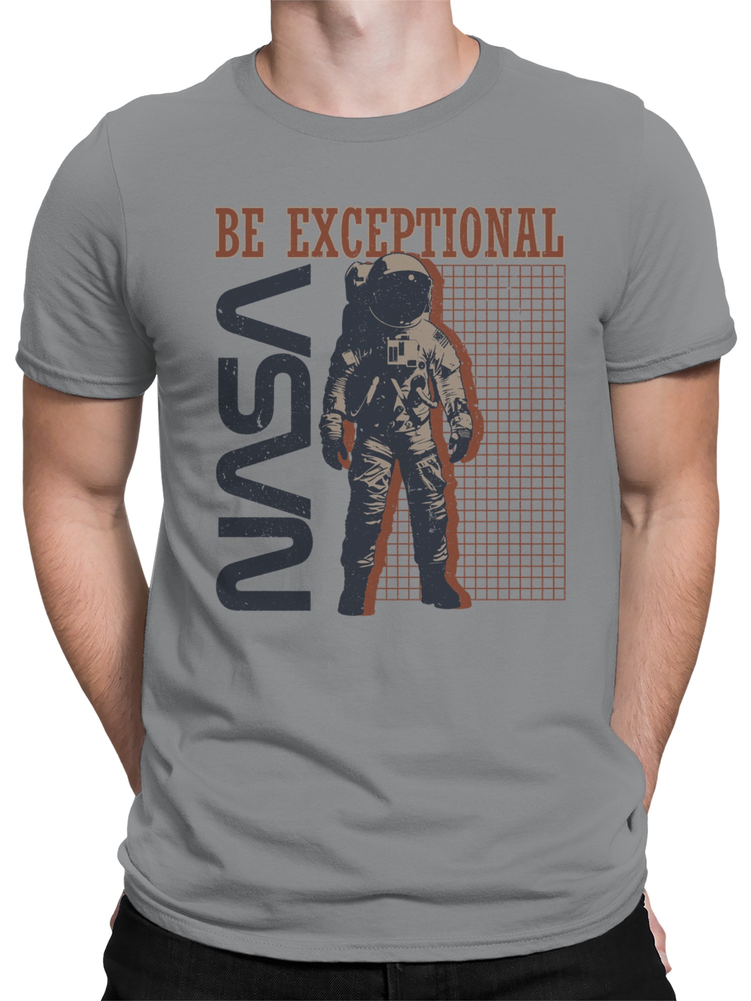 Officially Licensed NASA Astronaut Space Men's T-shirt - Picture 5 of 6