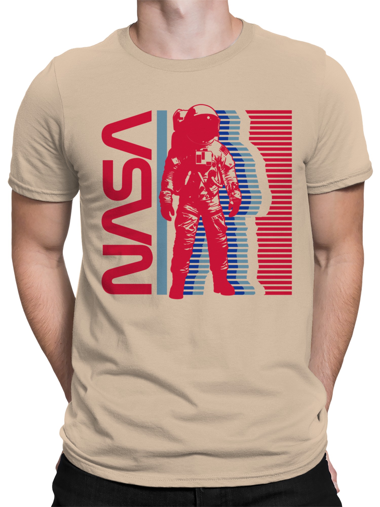Officially Licensed NASA Astronaut Graphic Men's T-shirt - Picture 5 of 9